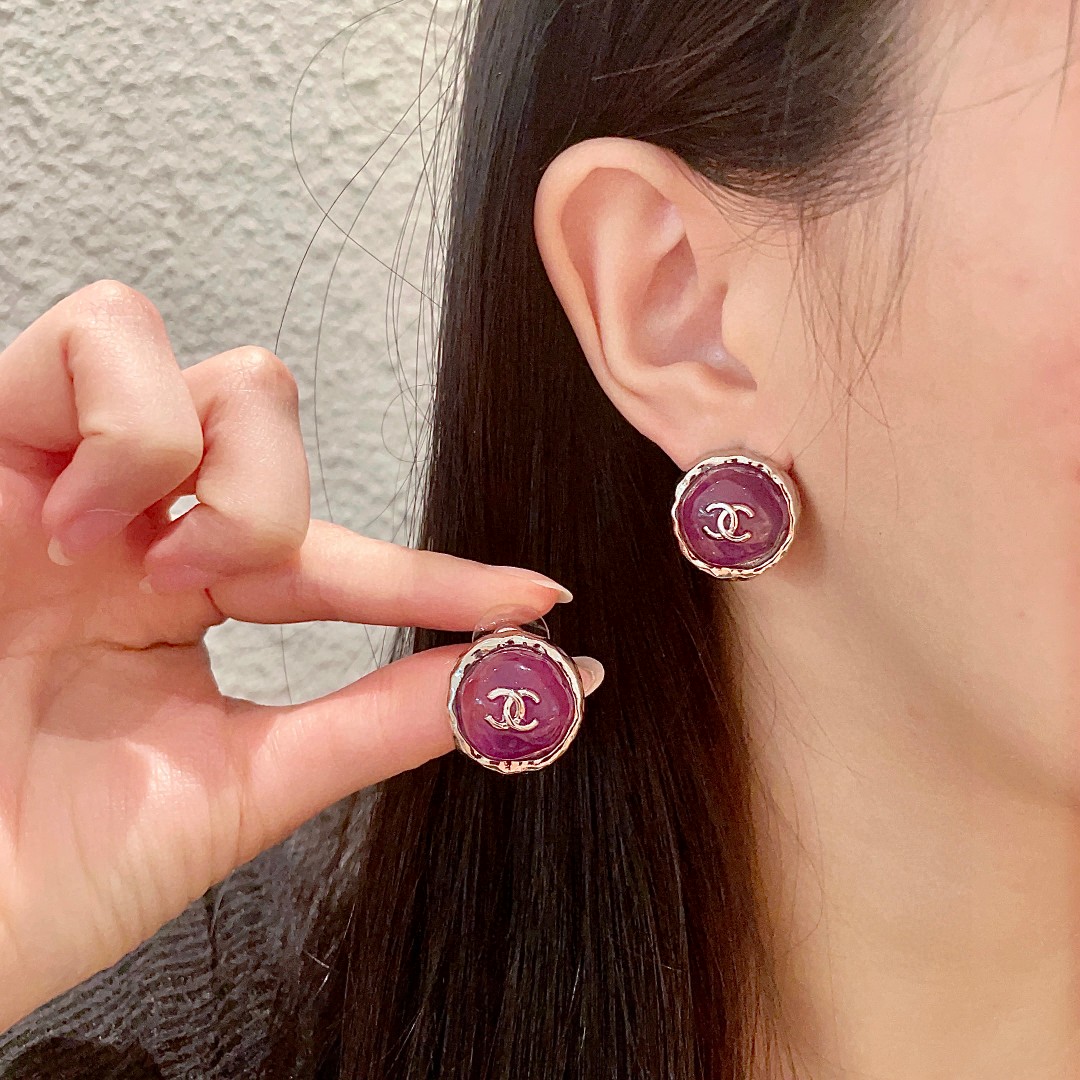  香奈儿✨经典双C耳钉