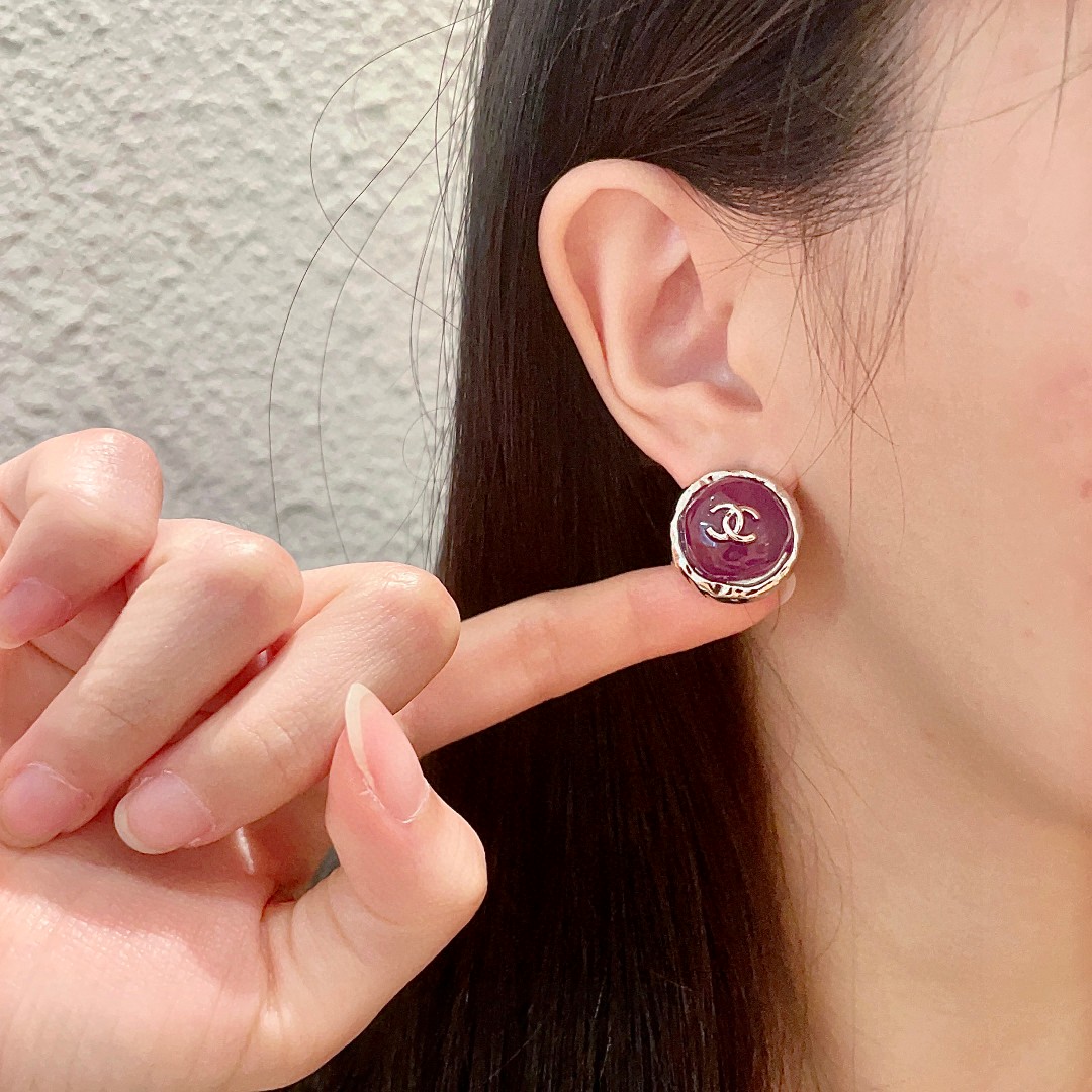  香奈儿✨经典双C耳钉