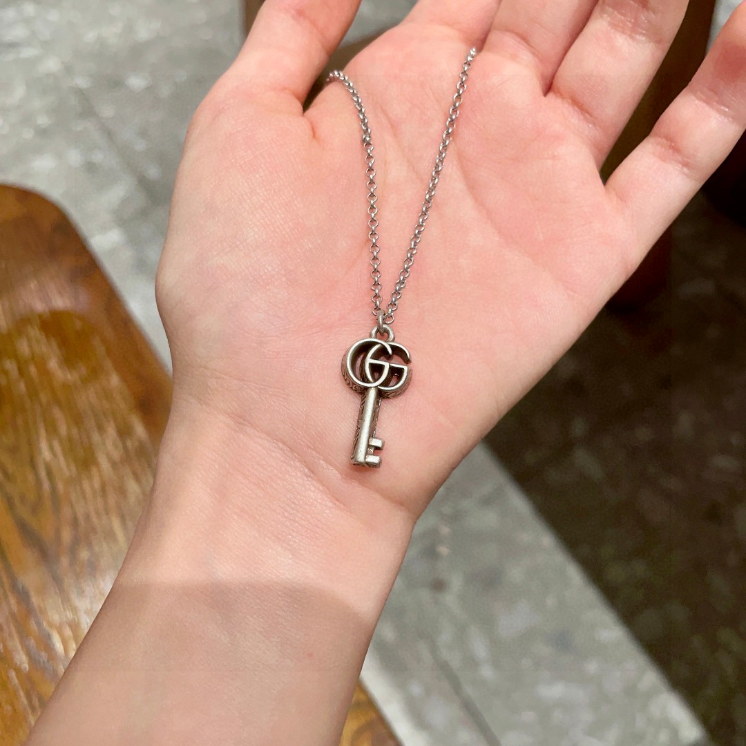  古驰经典双G钥匙🔑项链
