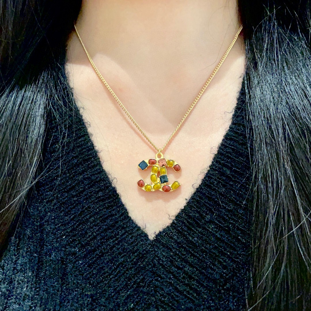  香奈儿✨经典双C项链