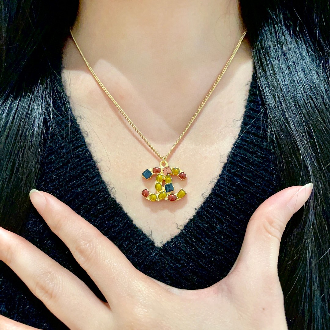  香奈儿✨经典双C项链