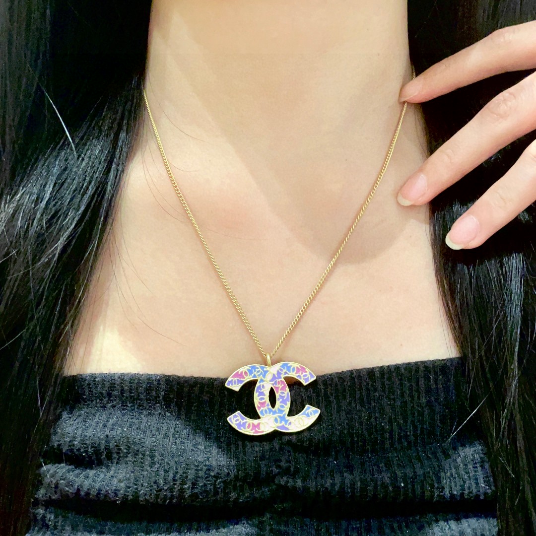  香奈儿✨双C项链