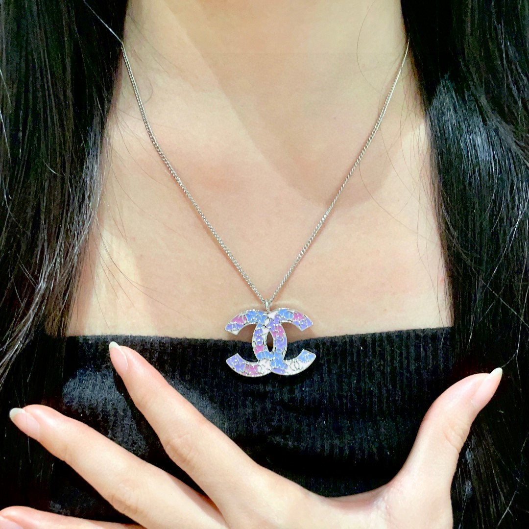  香奈儿✨双C项链