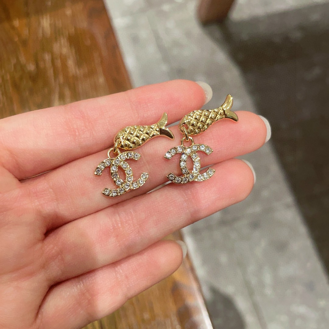  专柜同款 香奈儿✨经典双C耳环