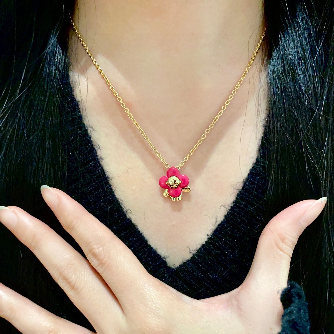  LV✨经典老花项链