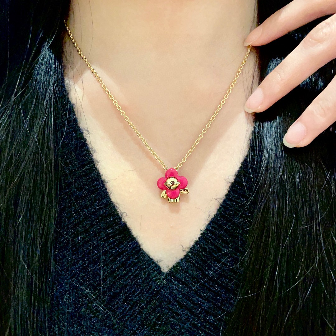  LV✨经典老花项链