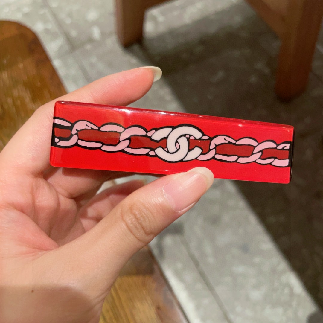  香奈儿✨经典链条双C发夹
