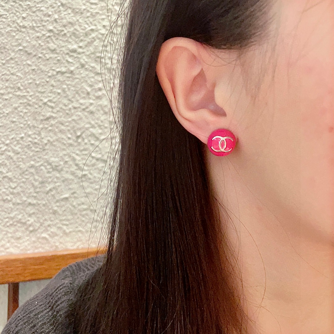  香奈儿✨双C耳钉