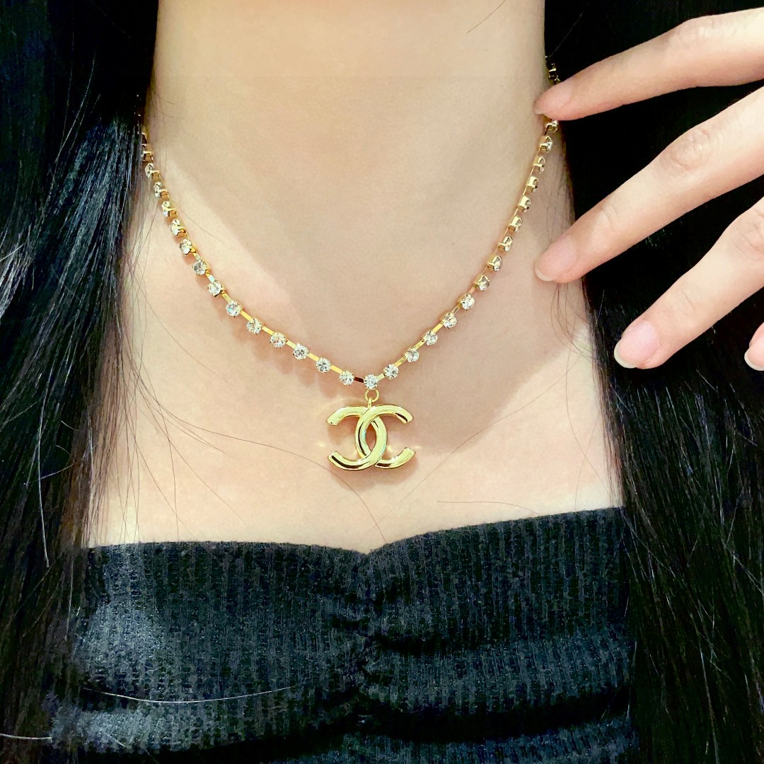  香奈儿✨双C项链