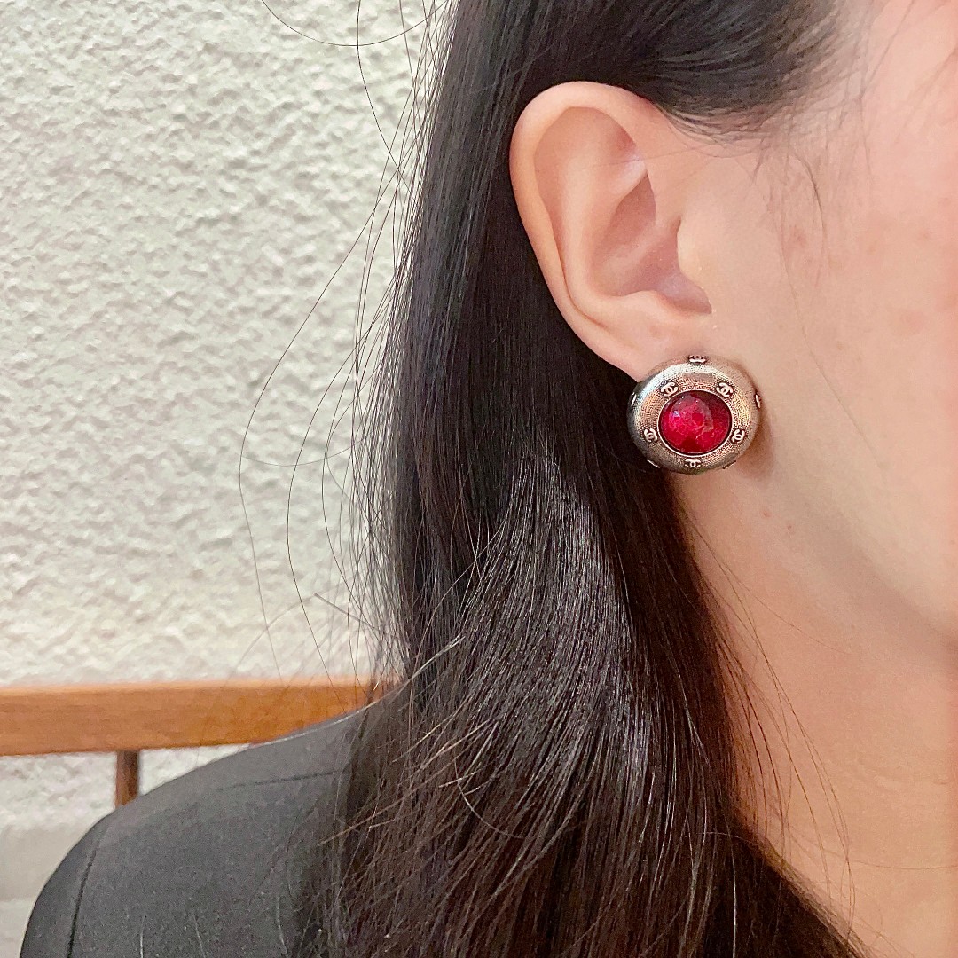  香奈儿✨经典双c耳钉