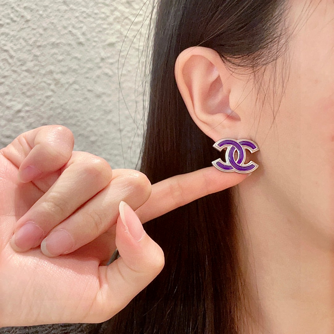  香奈儿✨经典双C耳钉