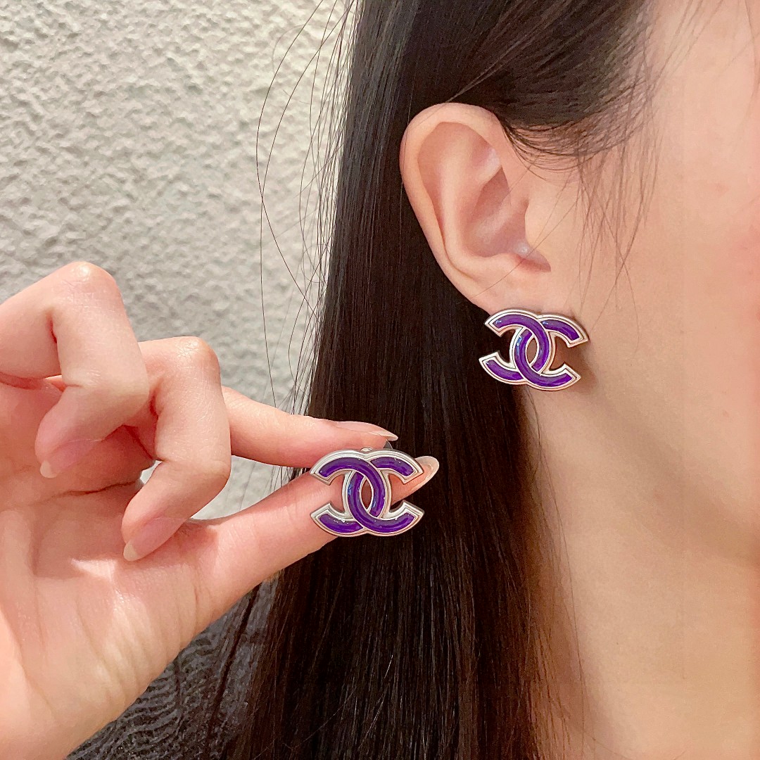  香奈儿✨经典双C耳钉