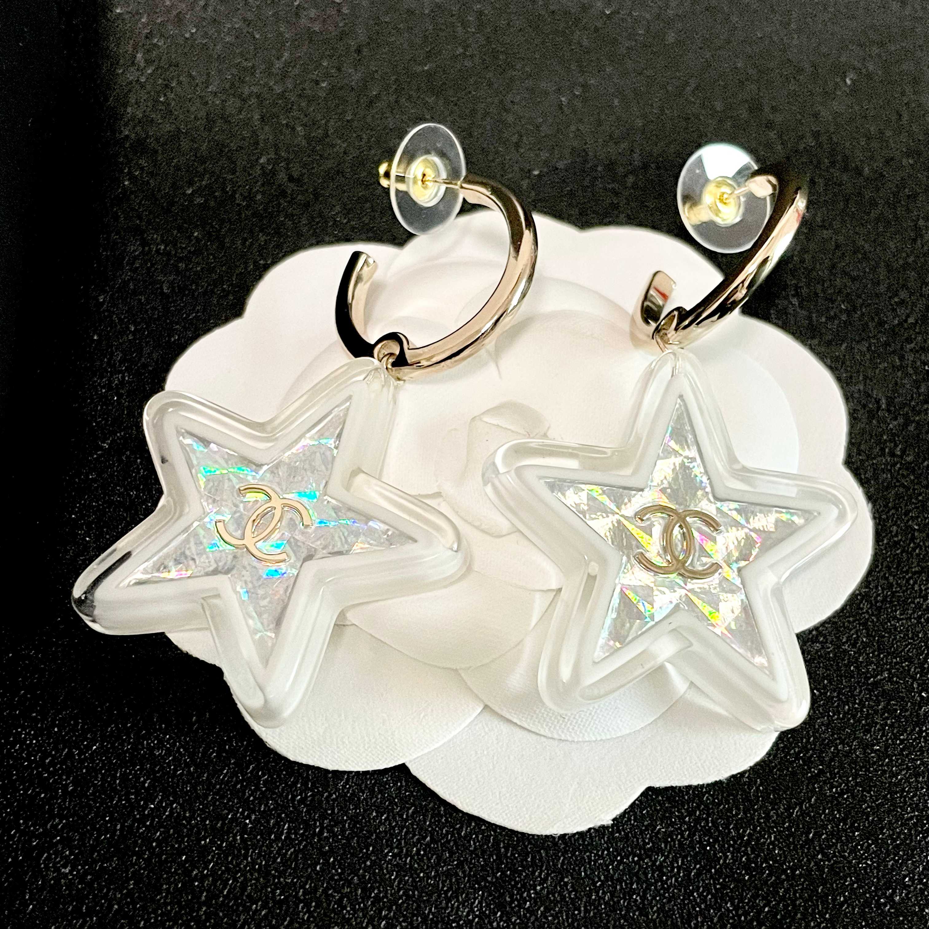 P110 香奈儿星星✨双C耳环