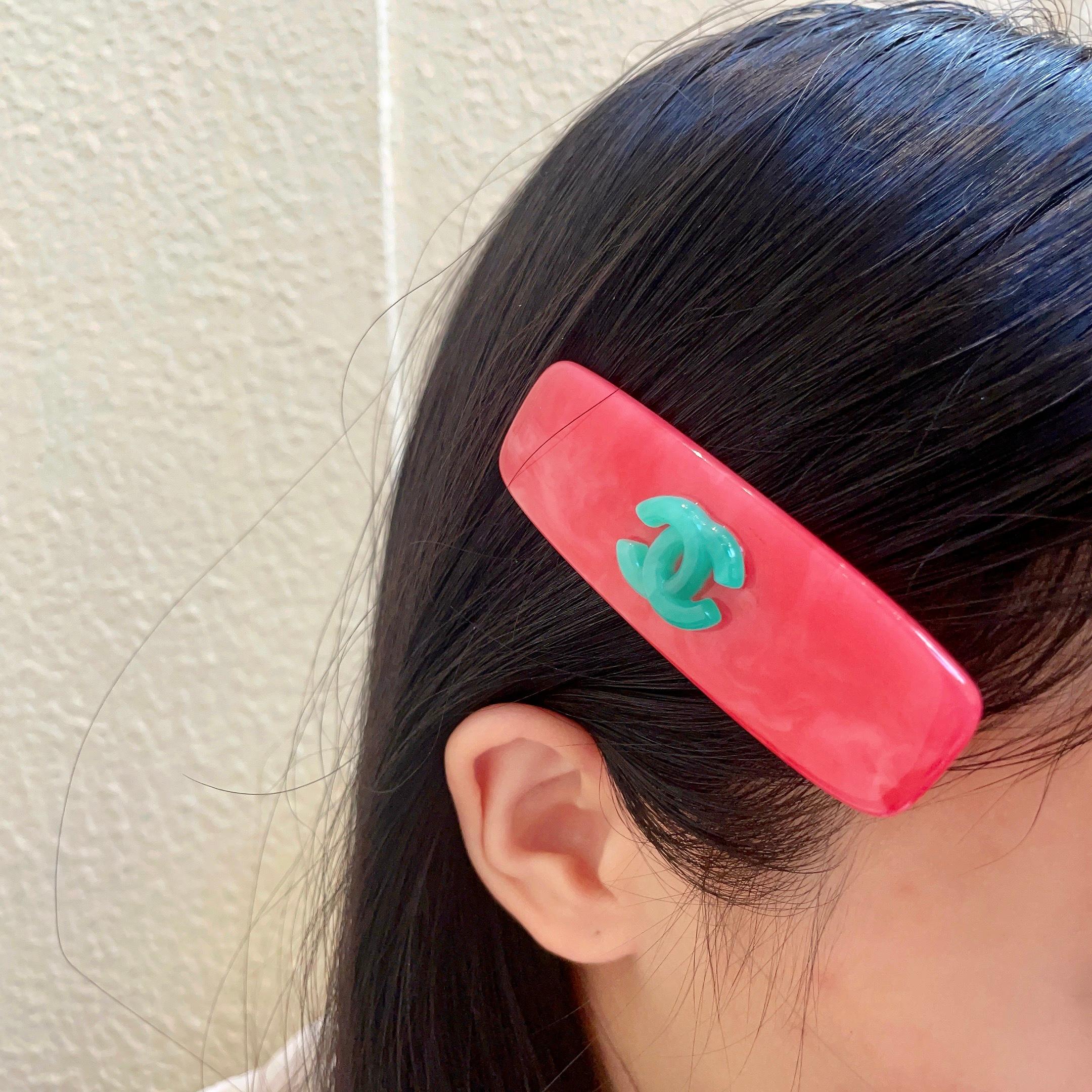 香奈儿✨糖果色双C发夹