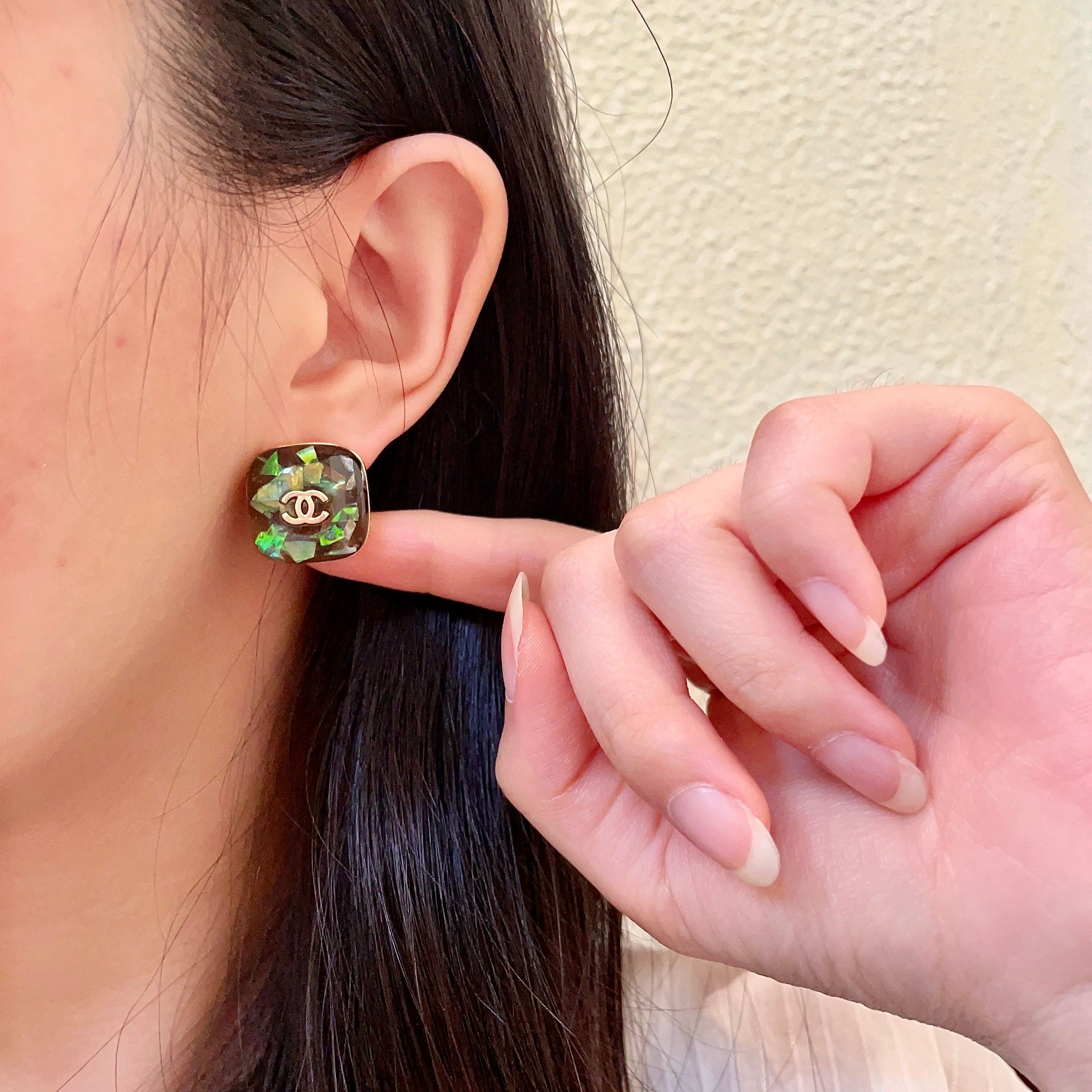 香奈儿✨经典双C耳钉