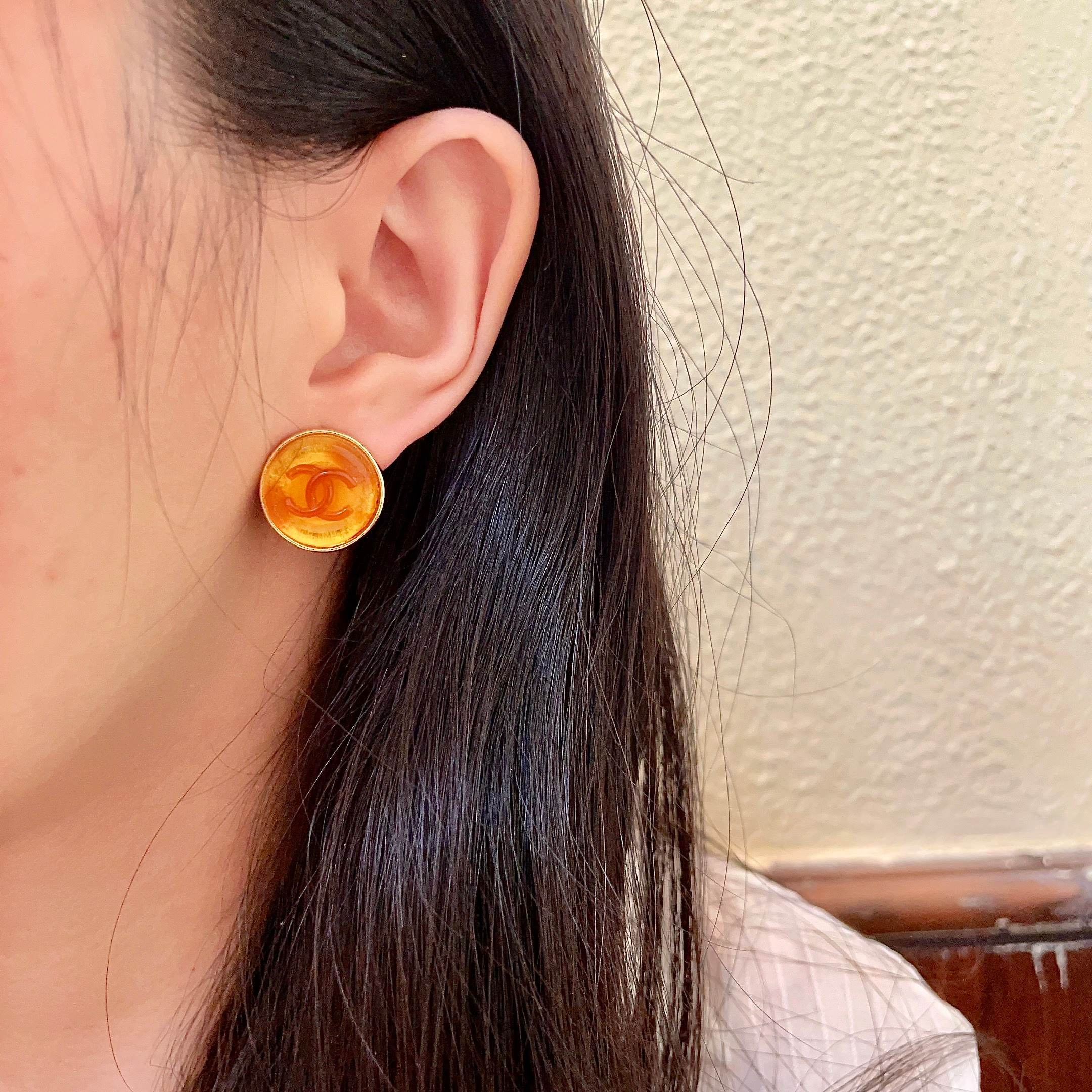 香奈儿✨经典双C耳钉
