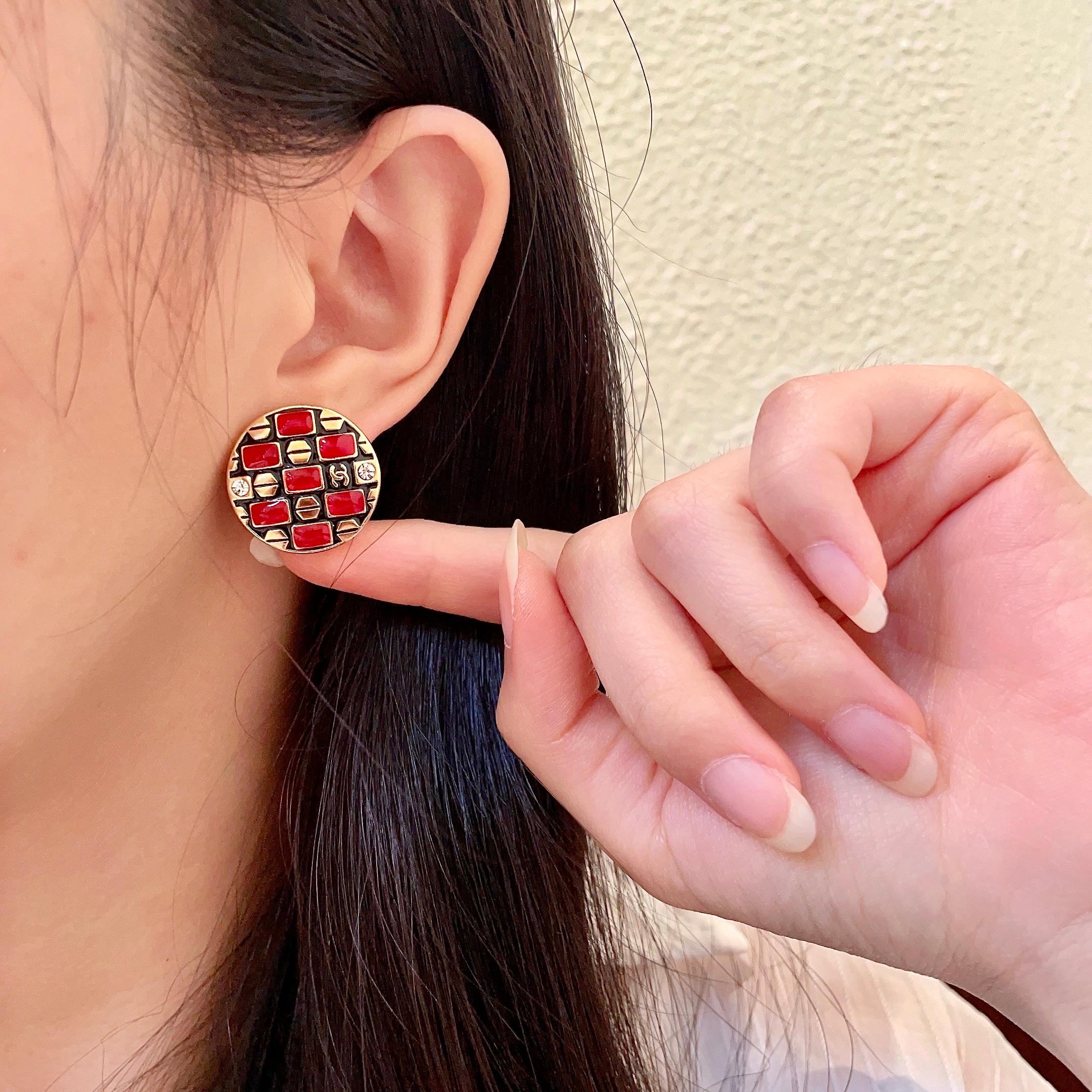 香奈儿✨经典双C耳钉