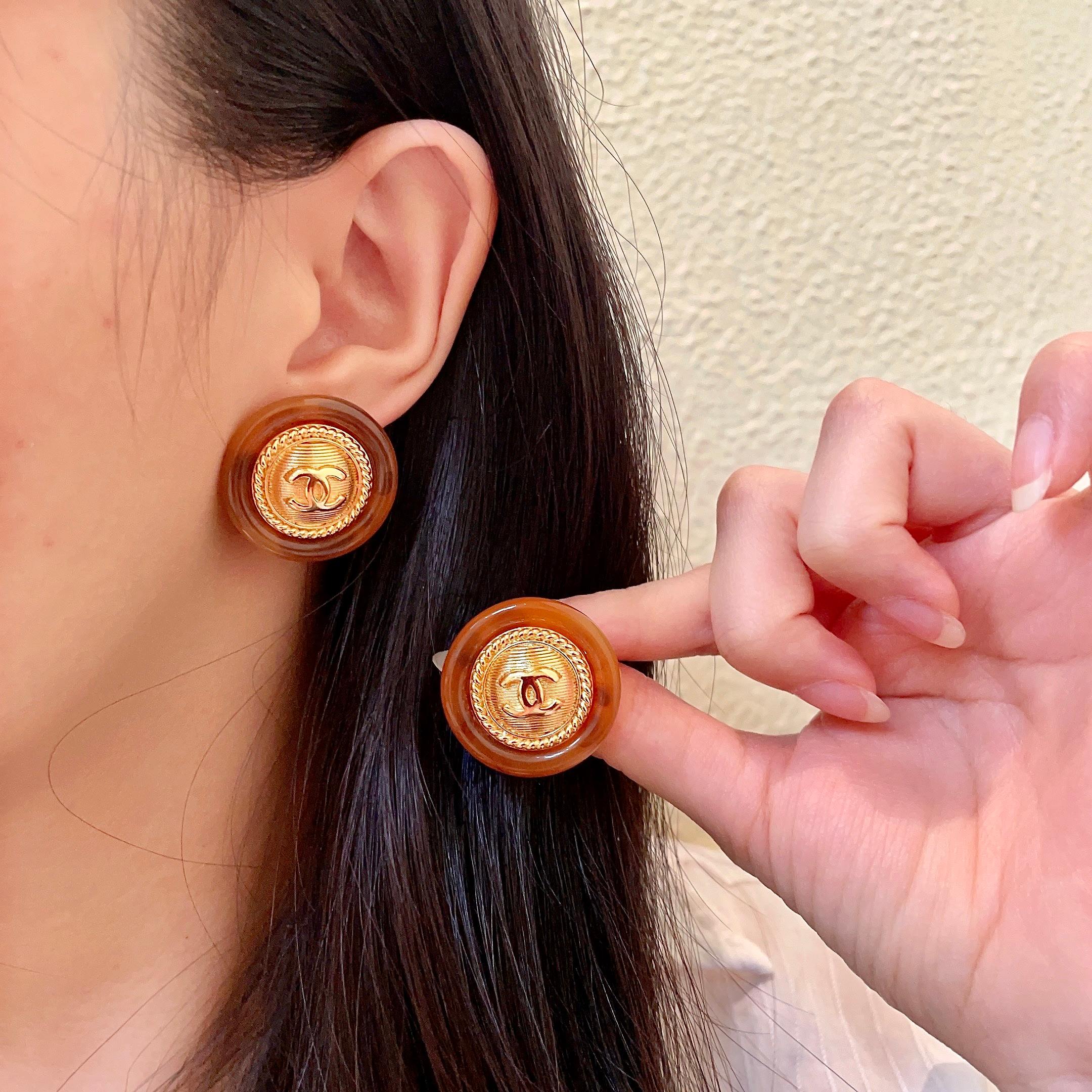 P130 香奈儿✨经典双C耳钉