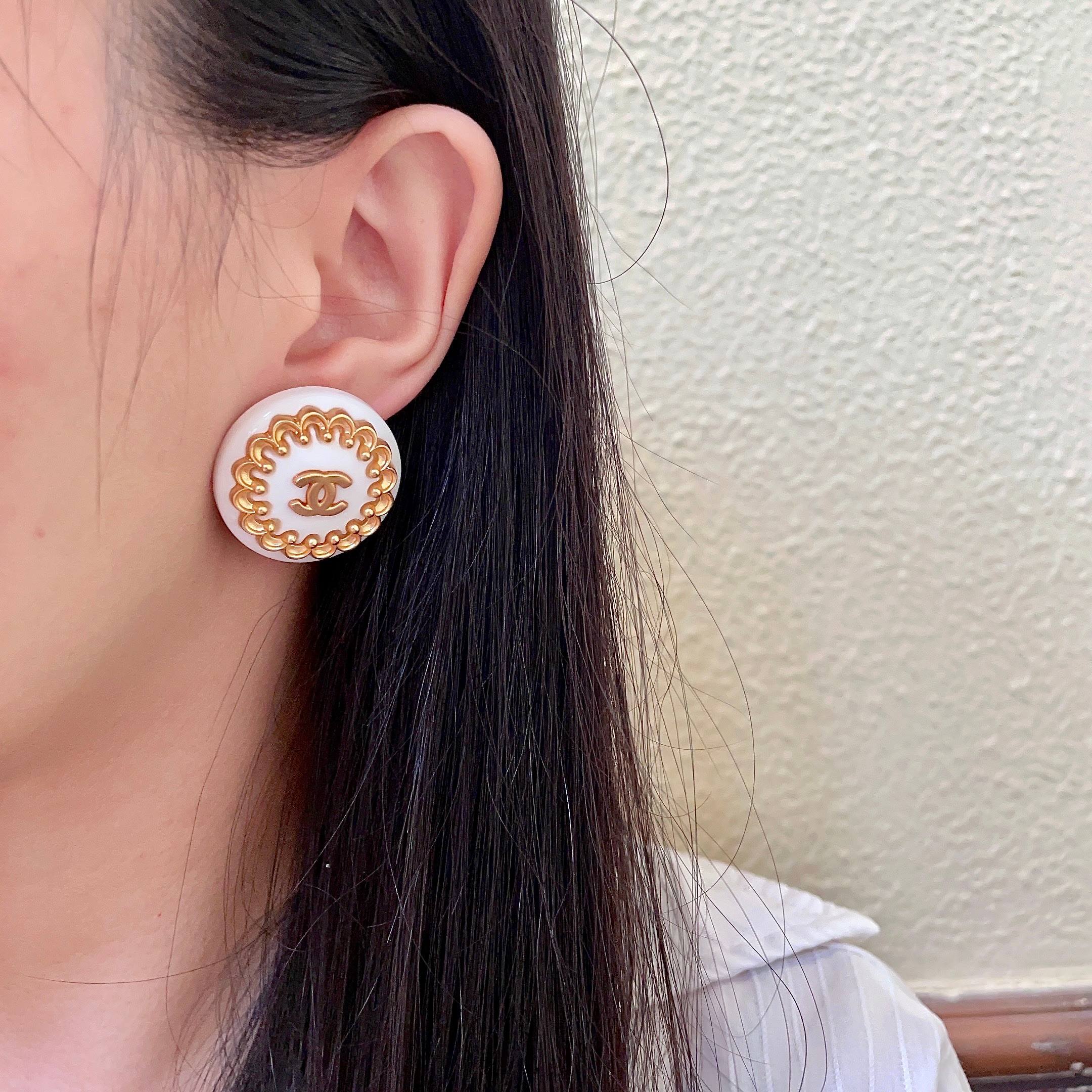 香奈儿✨经典双C耳钉