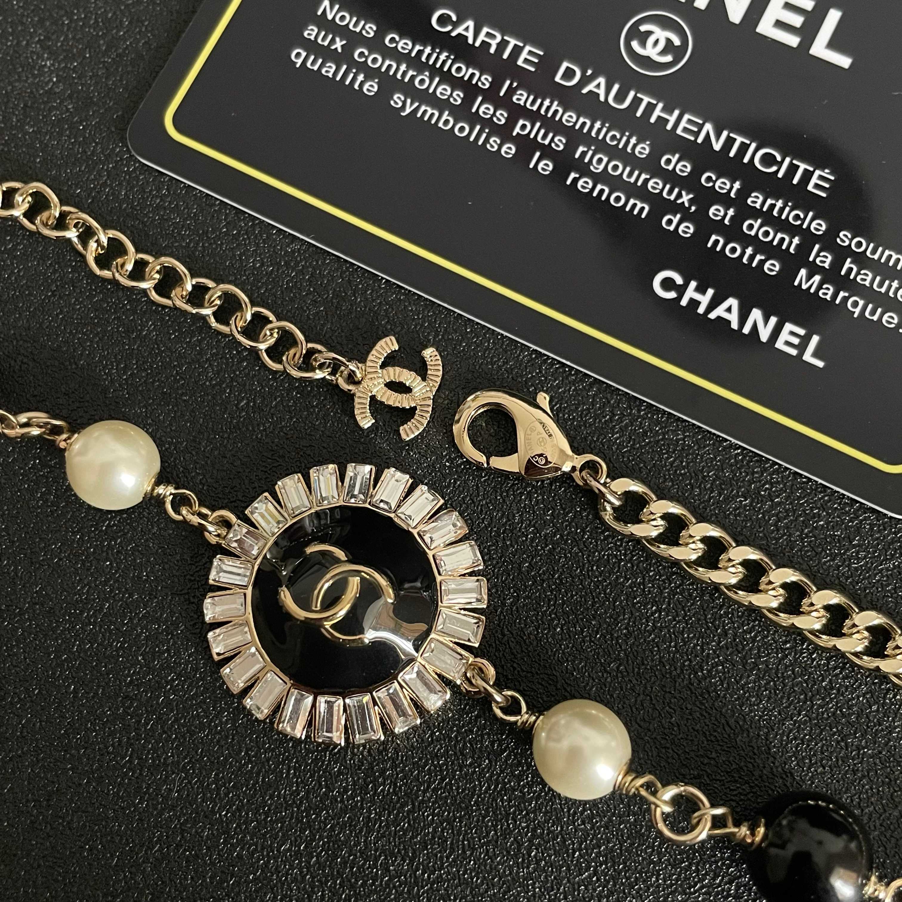 香奈儿✨双层珍珠双C项链