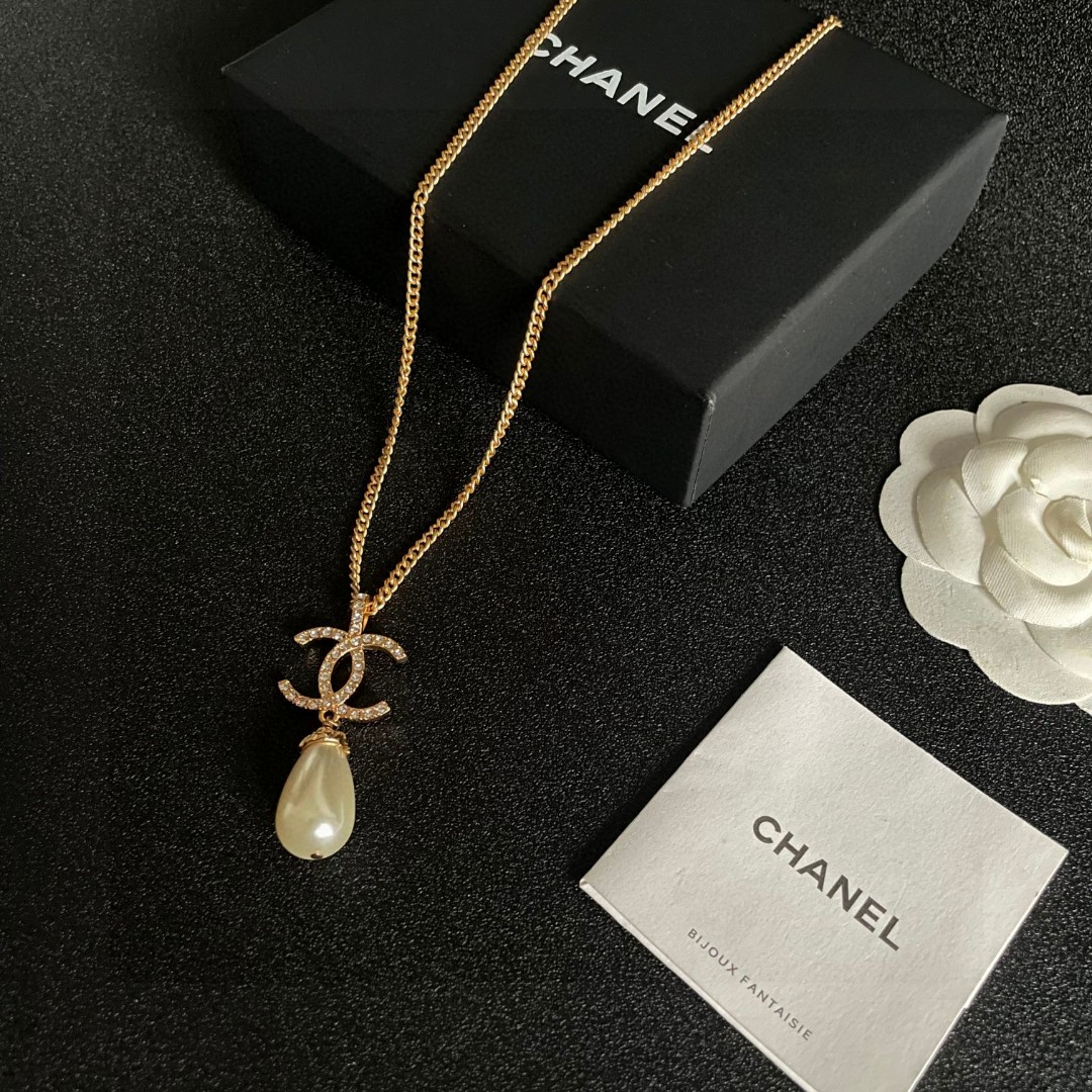 Chanel 香奈儿 珍珠双C项链
