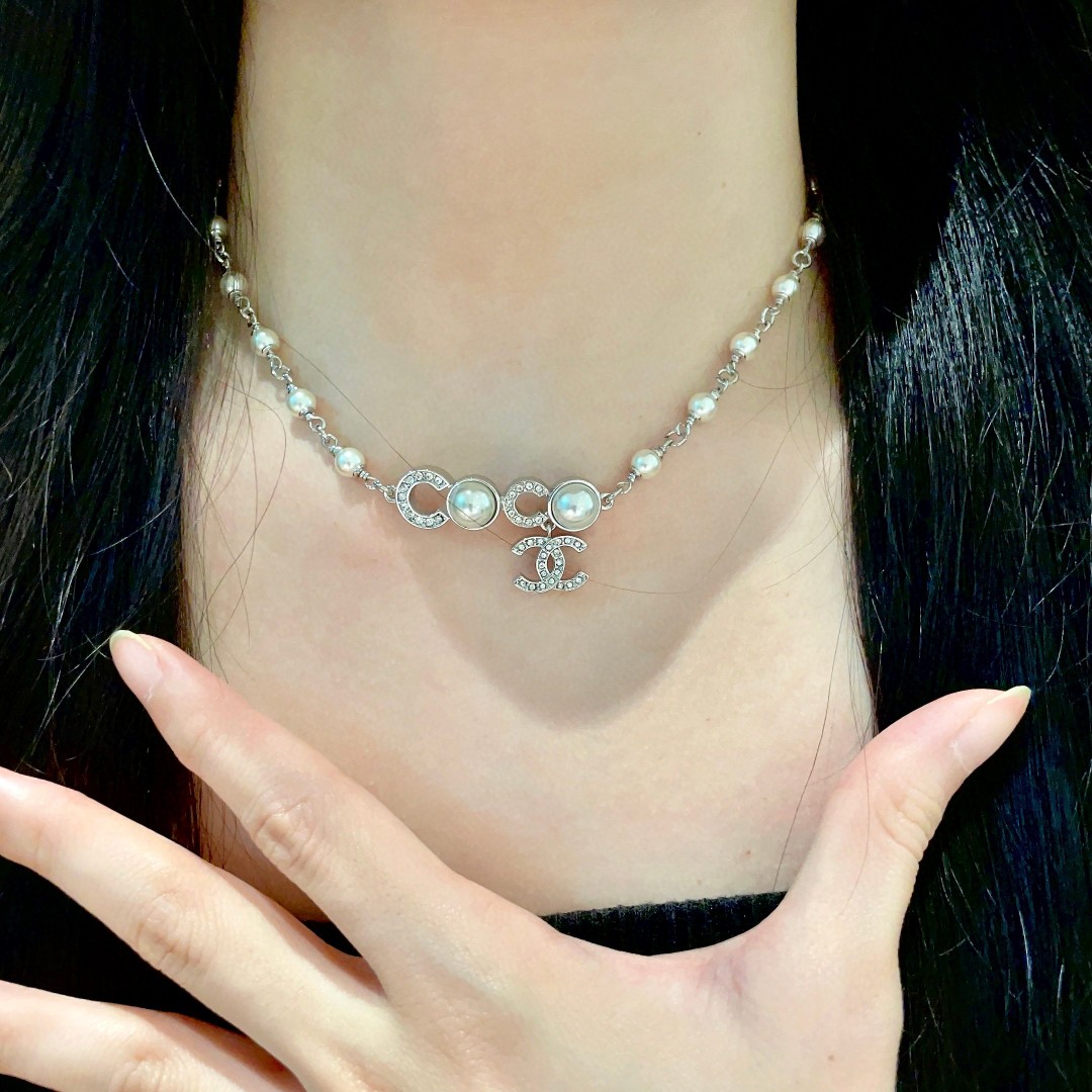 Chanel✨Collar COCO de perlas