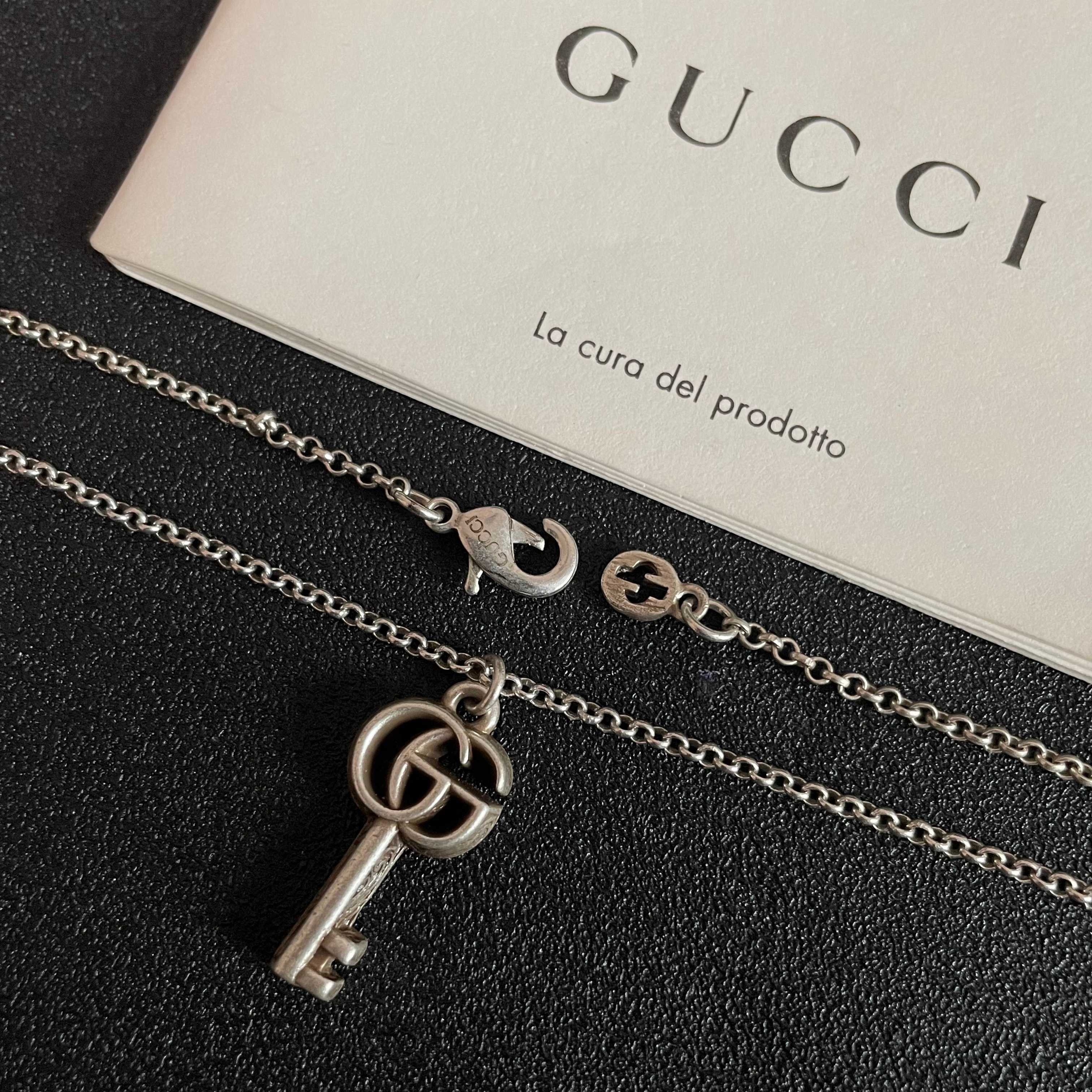 Gucci 古驰 双G钥匙 项链