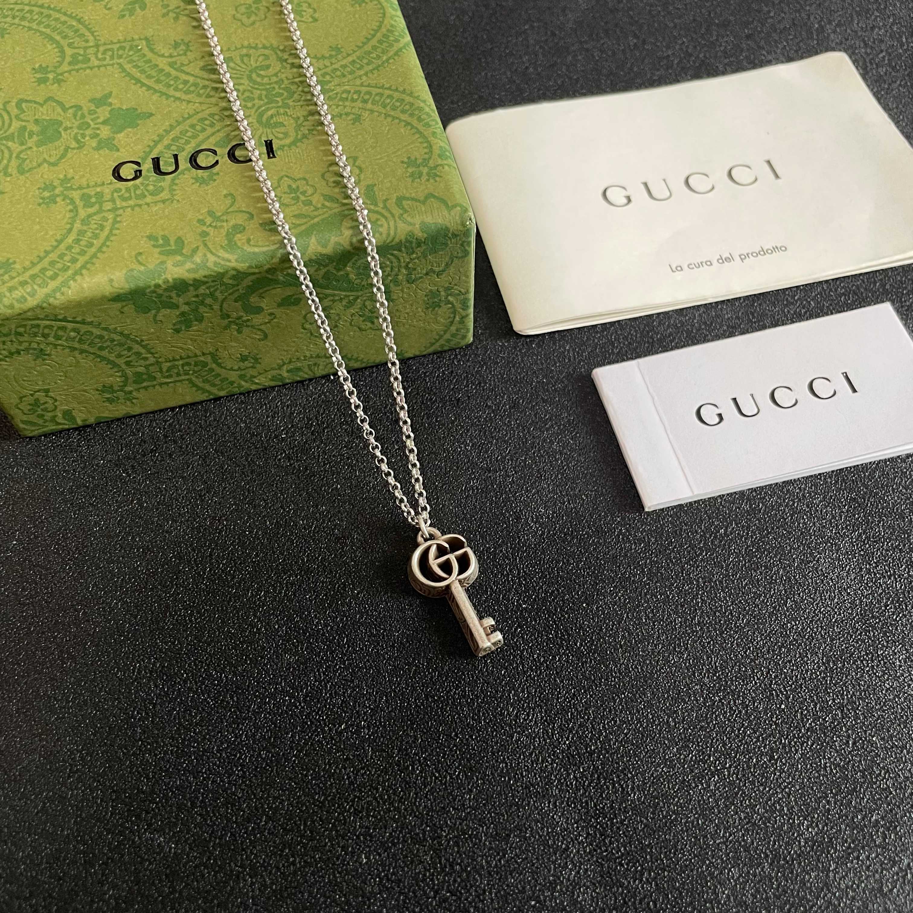 Gucci 古驰 双G钥匙 项链