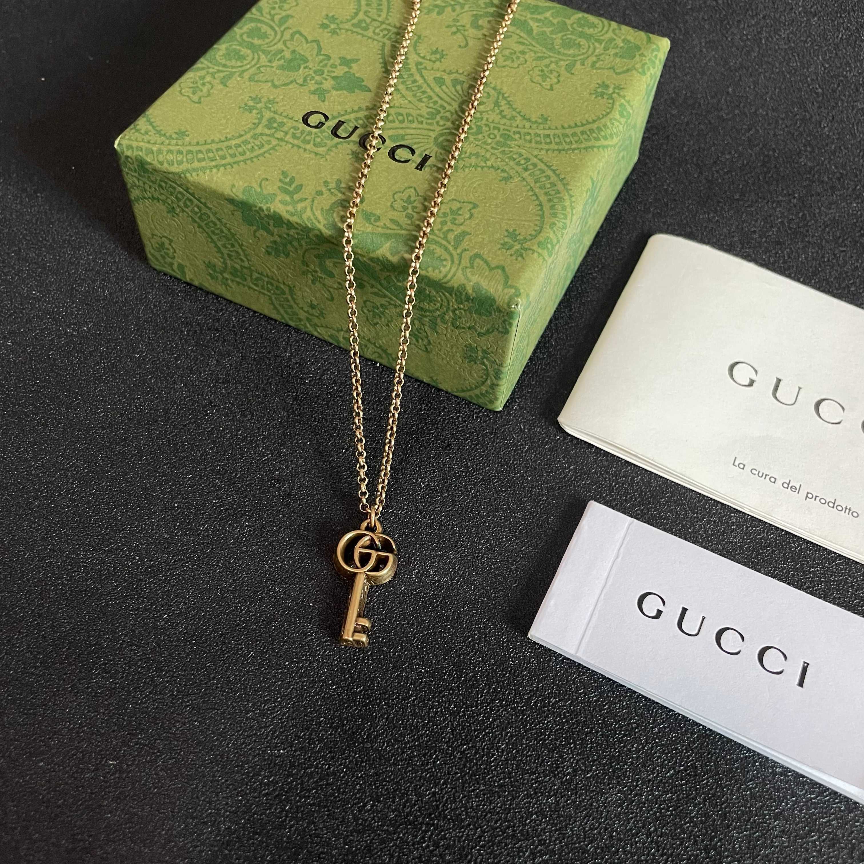 Gucci 古驰 双G钥匙 项链