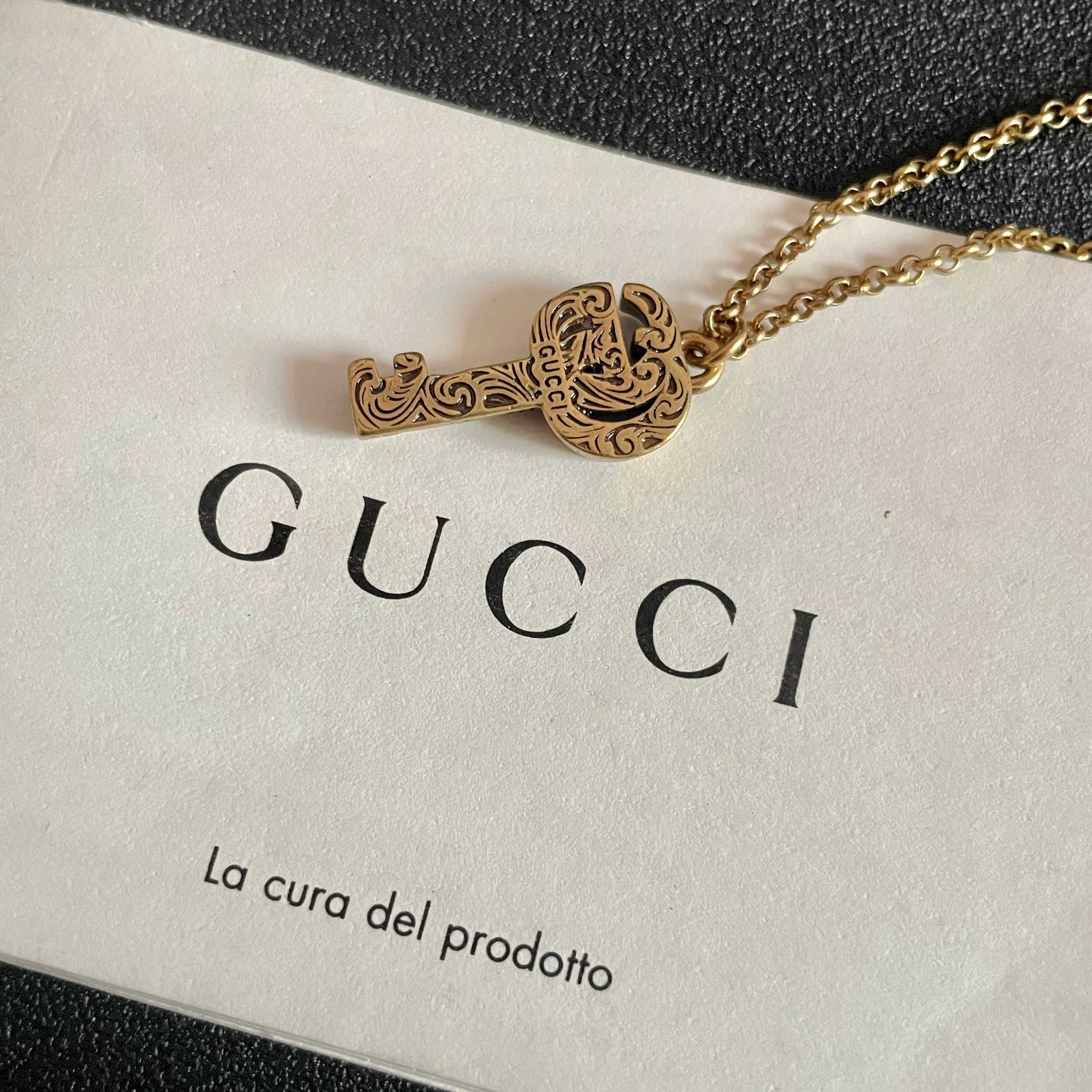 Gucci 古驰 双G钥匙 项链