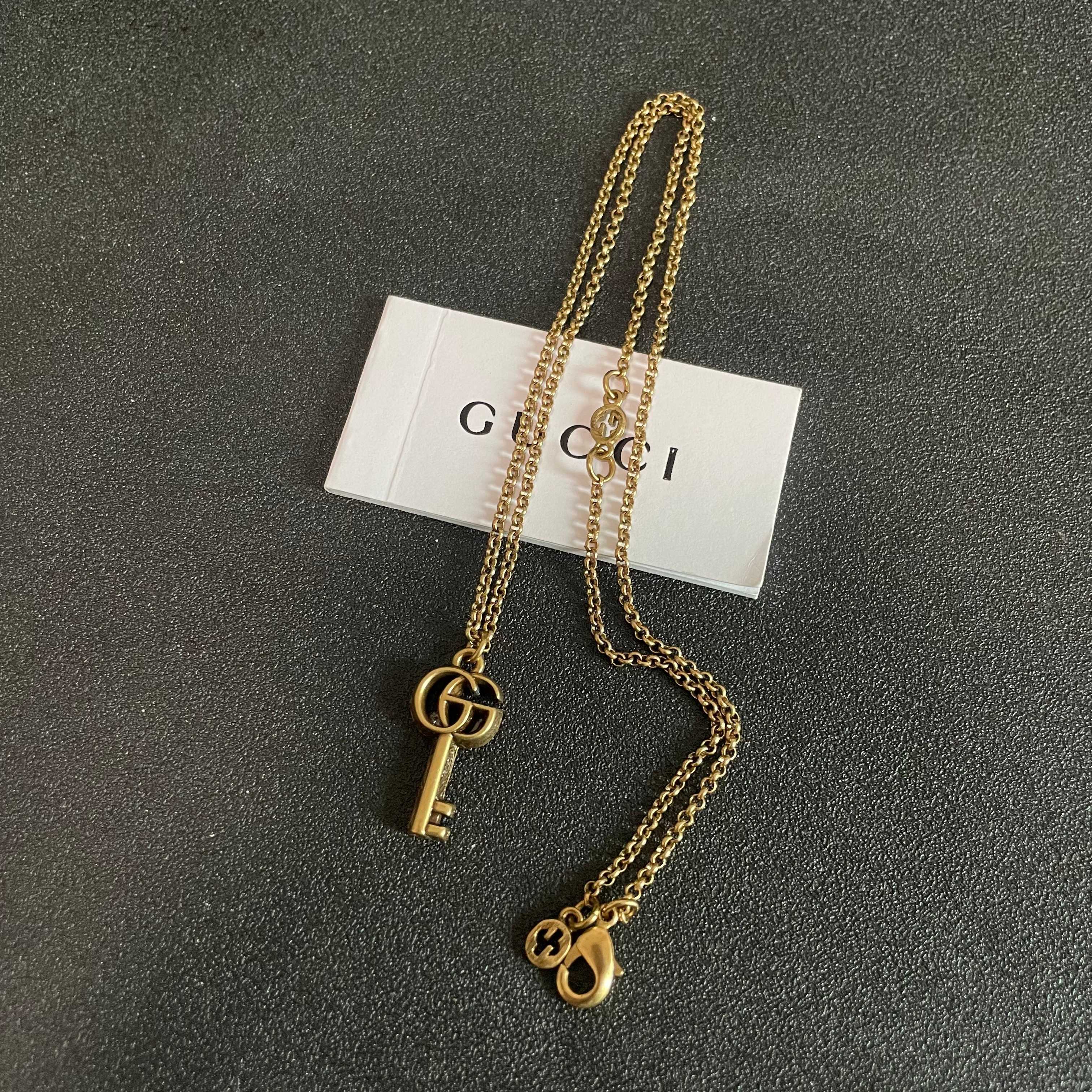 Gucci 古驰 双G钥匙 项链