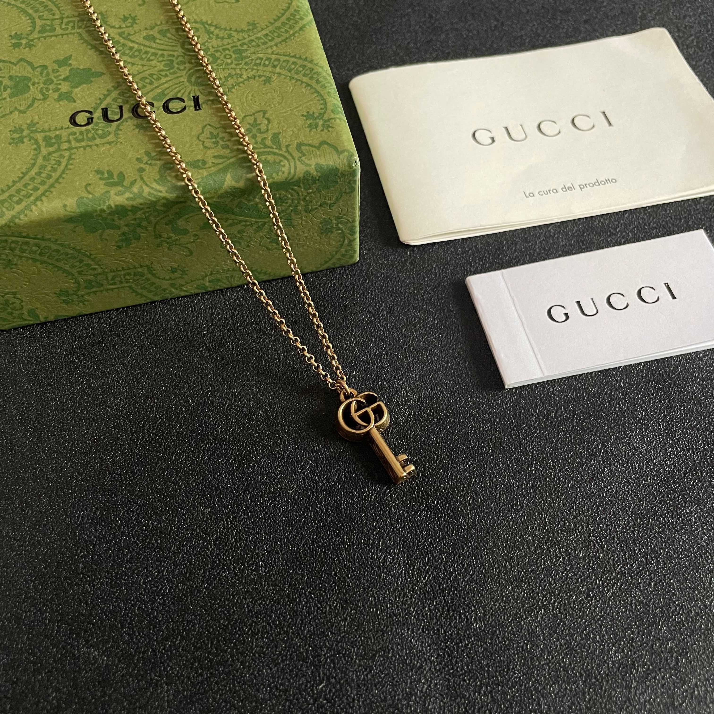 Gucci 古驰 双G钥匙 项链