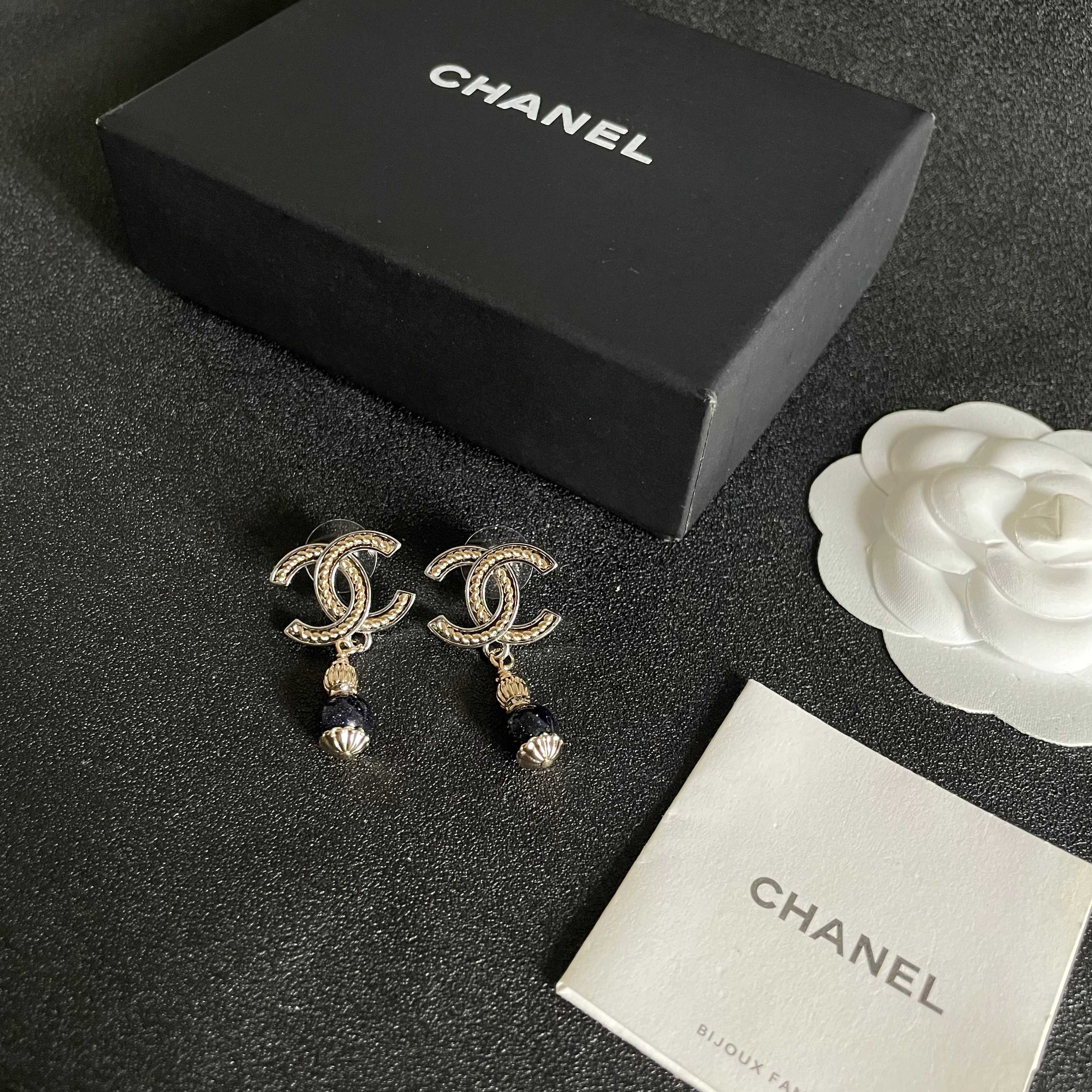 Chanel 香奈儿 双C耳环