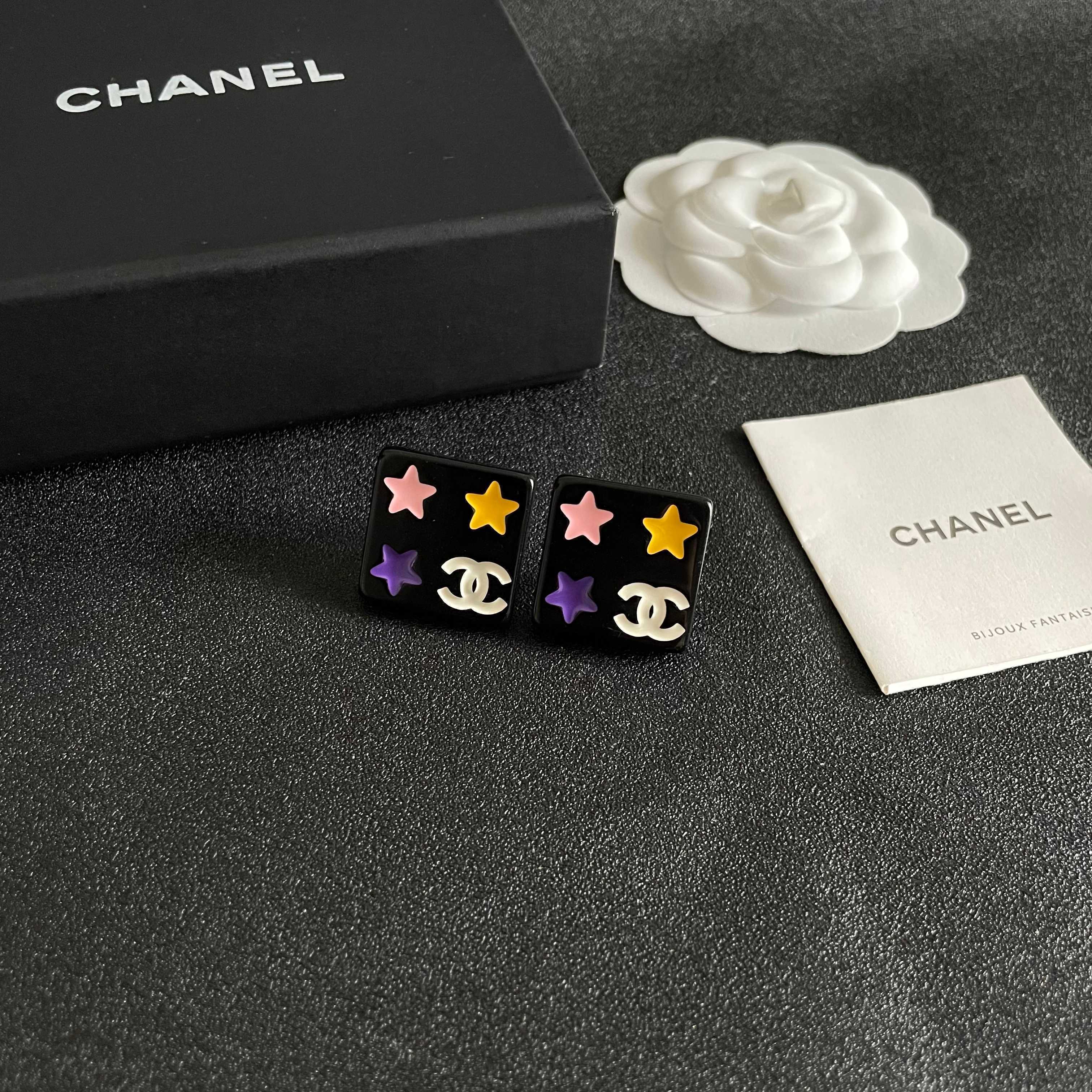 Chanel 香奈儿 星星双C耳钉