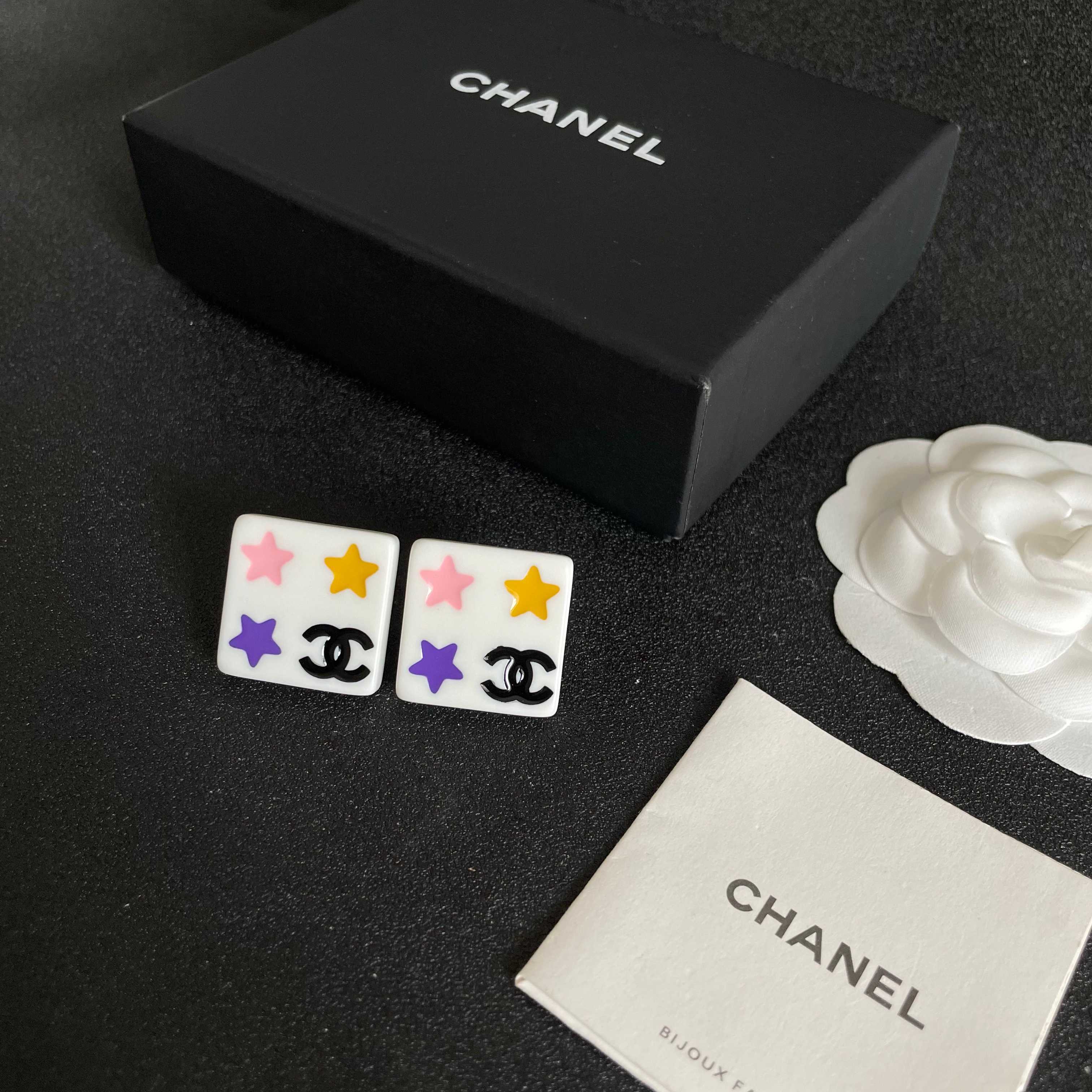 Chanel 香奈儿 星星双C耳钉