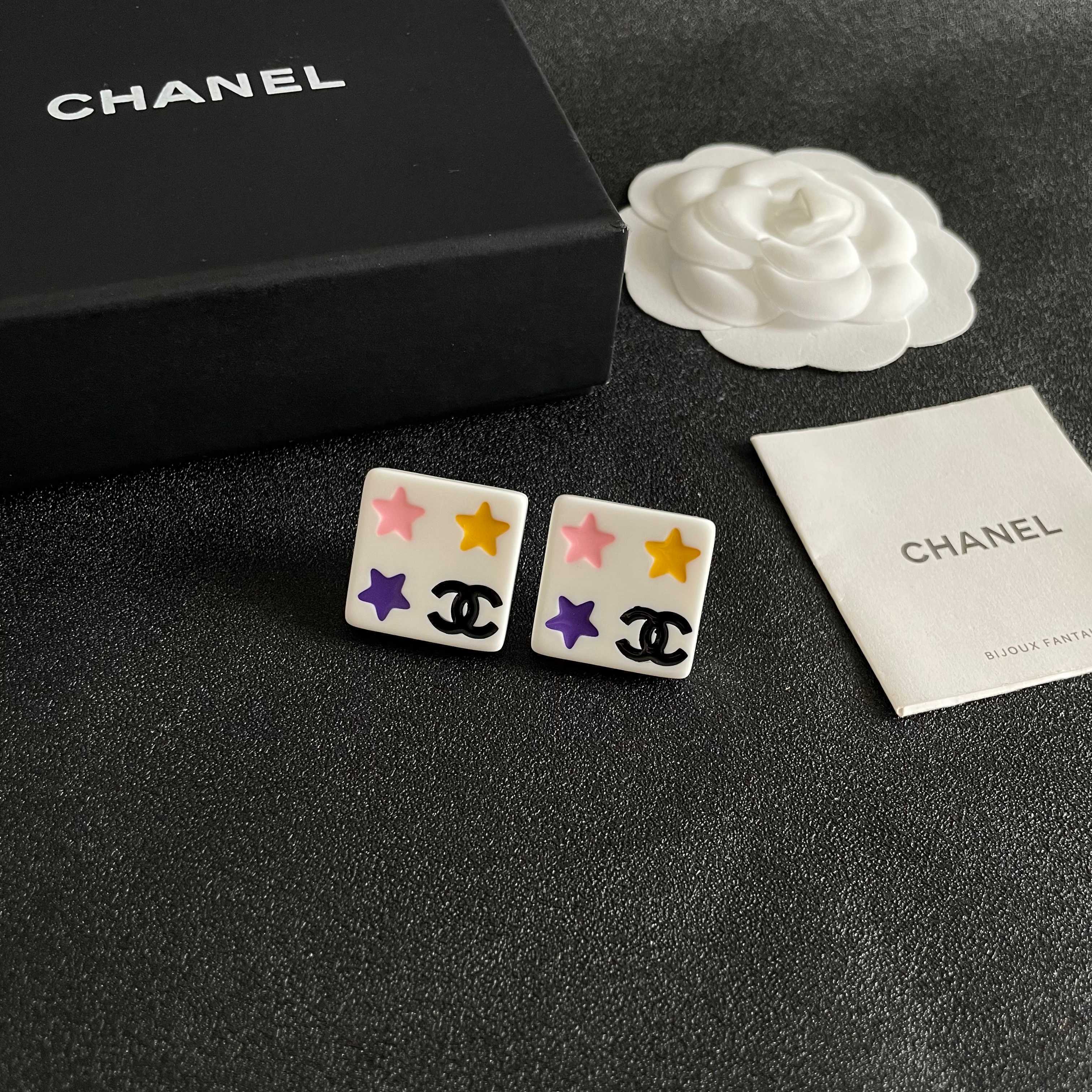 Chanel 香奈儿 星星双C耳钉