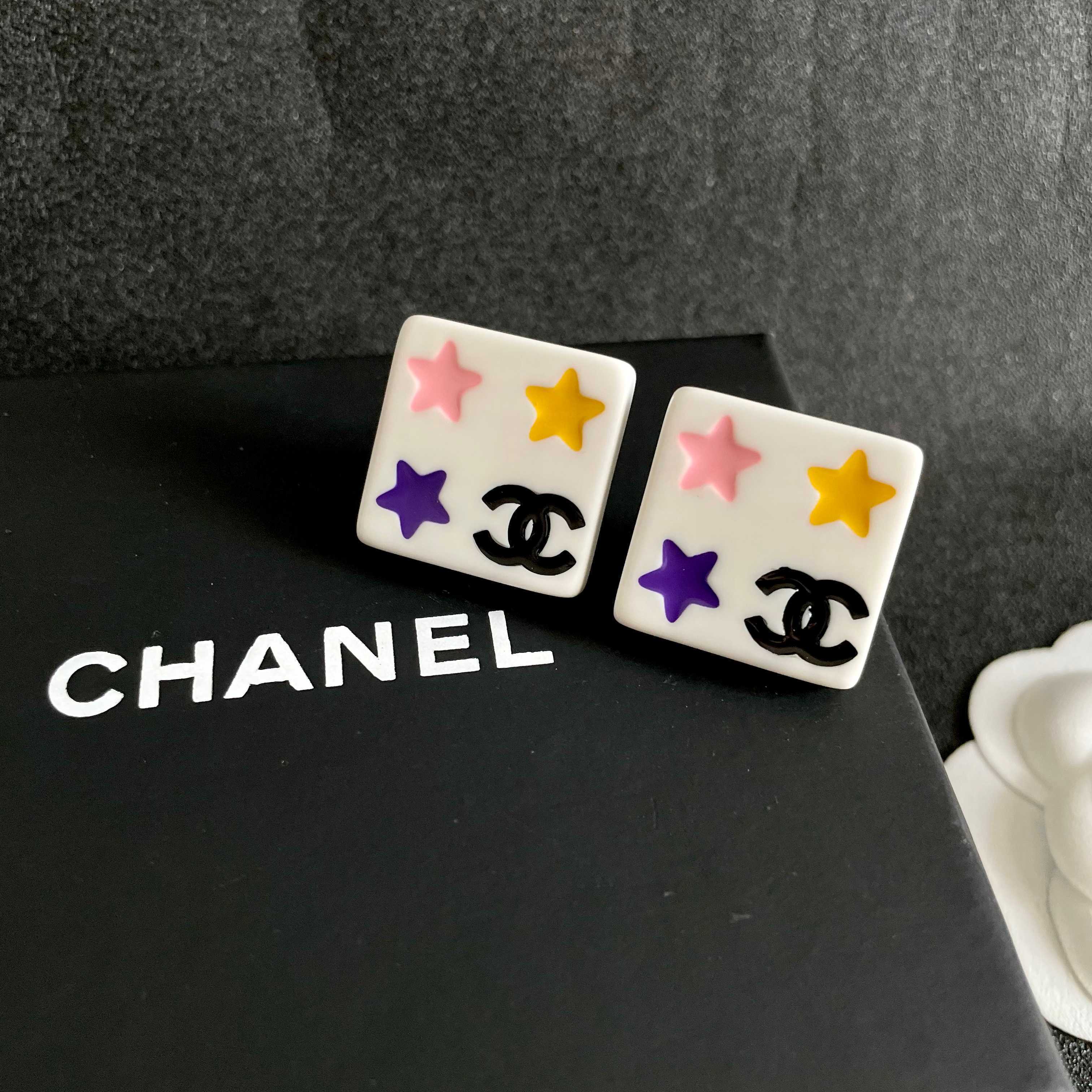 Chanel 香奈儿 星星双C耳钉