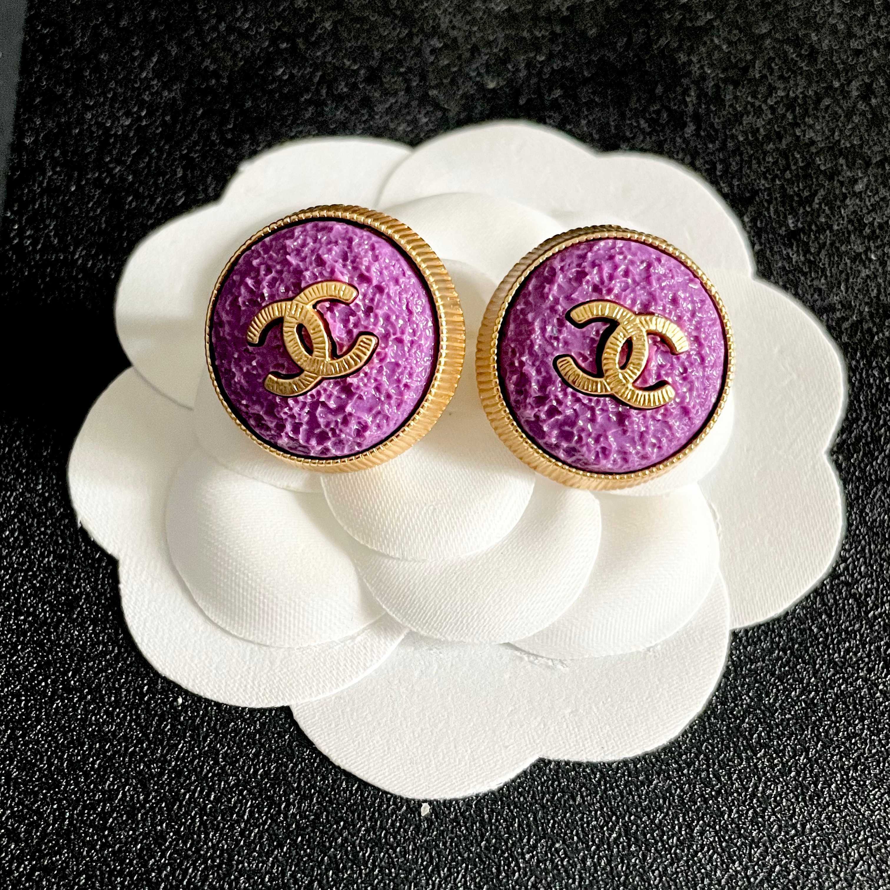 香奈儿✨经典双C耳钉