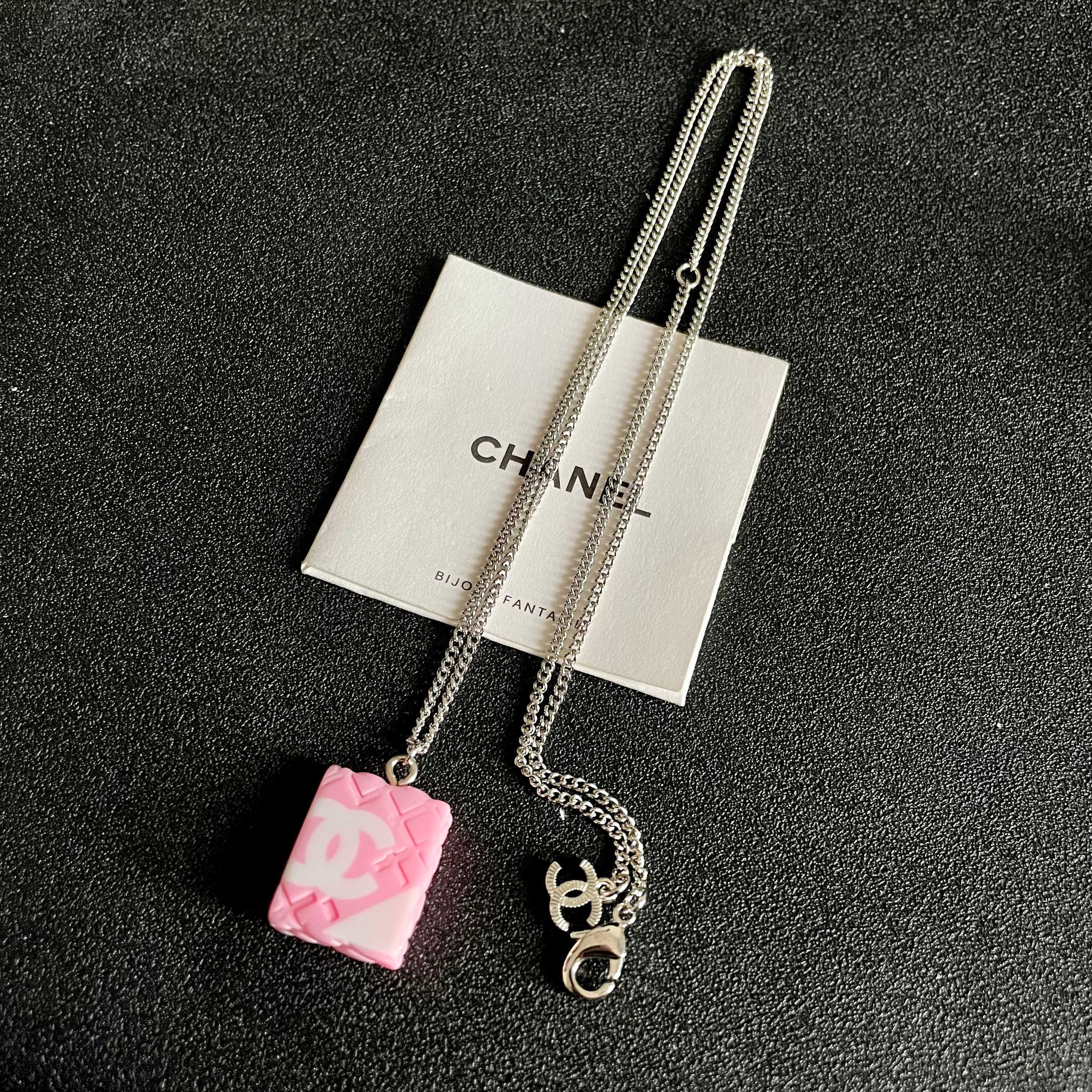 香奈儿✨棱形格双C项链