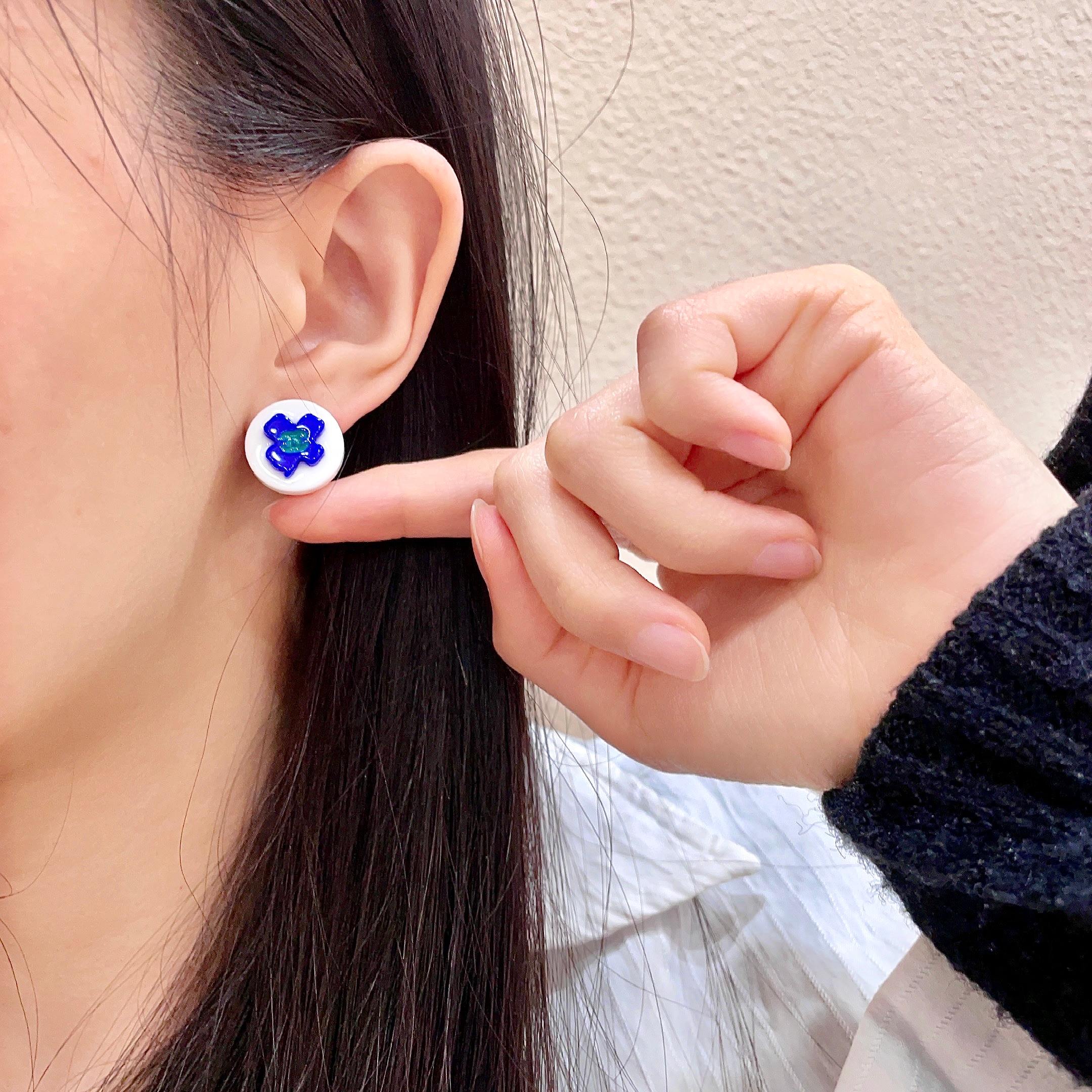 香奈儿✨山茶花双C耳钉