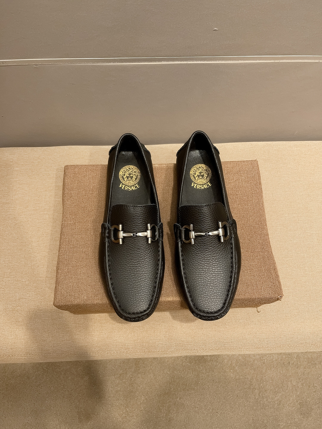 Versace Style Leather Men's Shoes Lookbook Reference image 1