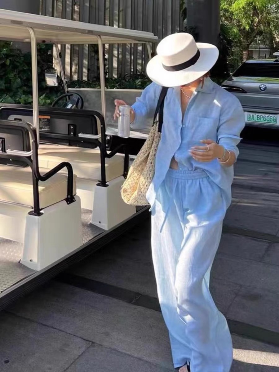 Summer Leisure Exercise Female Suit with Support for Exchange, High-Quality, Light-Free Design. - 图片 3