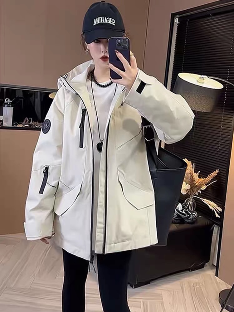 High-End Women’s Outfit with Dust-Proof Sacks: Korean Hat Rover Razor Coat Review - 图片 2