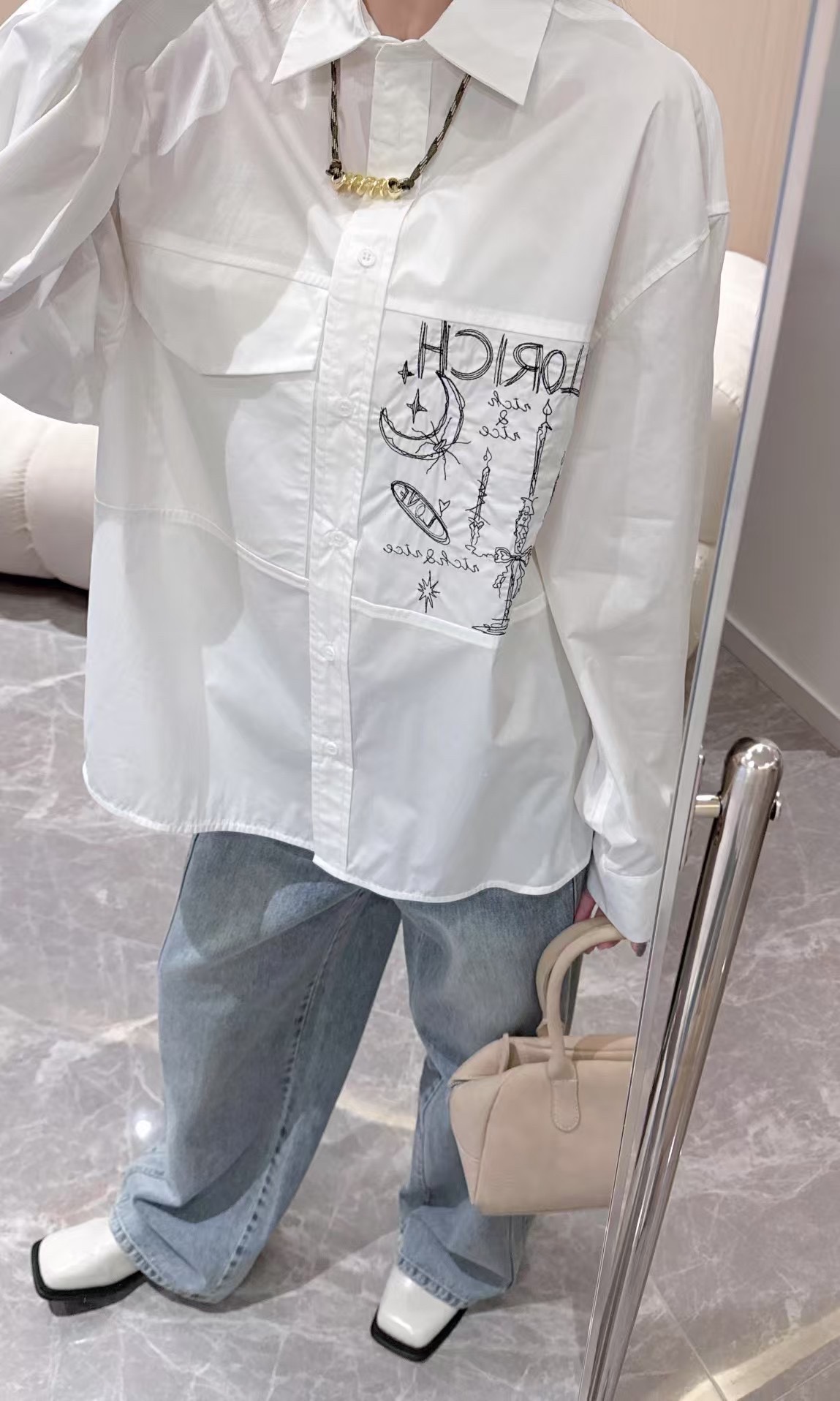 “High-Quality Women’s Suit Support for Exchange by Marnie, Cotton Blended, Various Sizes Available” - 图片 1