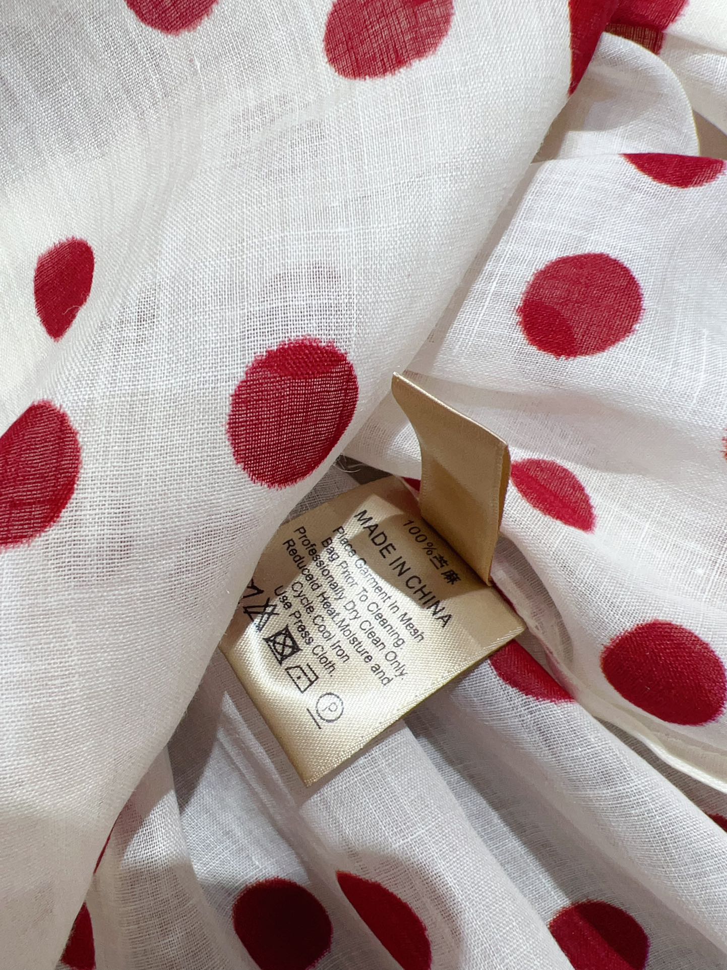 High-Quality Women’s Clothing Exchange Support with Chloe Packaging: French Lantern Cuffprint Silk Shirts in Various Sizes. - 图片 7