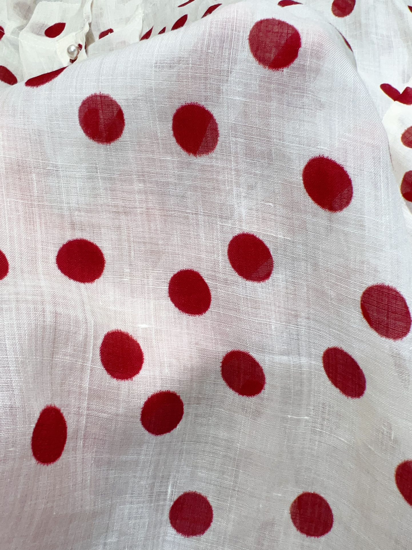 High-Quality Women’s Clothing Exchange Support with Chloe Packaging: French Lantern Cuffprint Silk Shirts in Various Sizes. - 图片 9