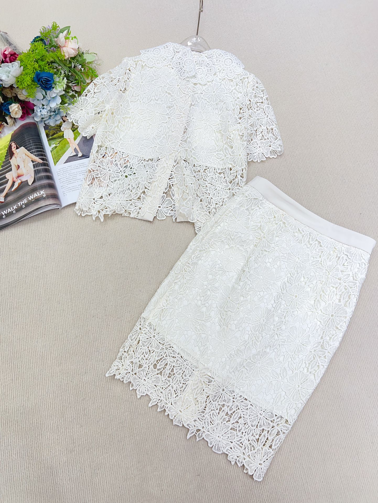 High-Quality Women’s Suit Package with Water-Soluble Fabric and Stylish Indicies - 图片 9
