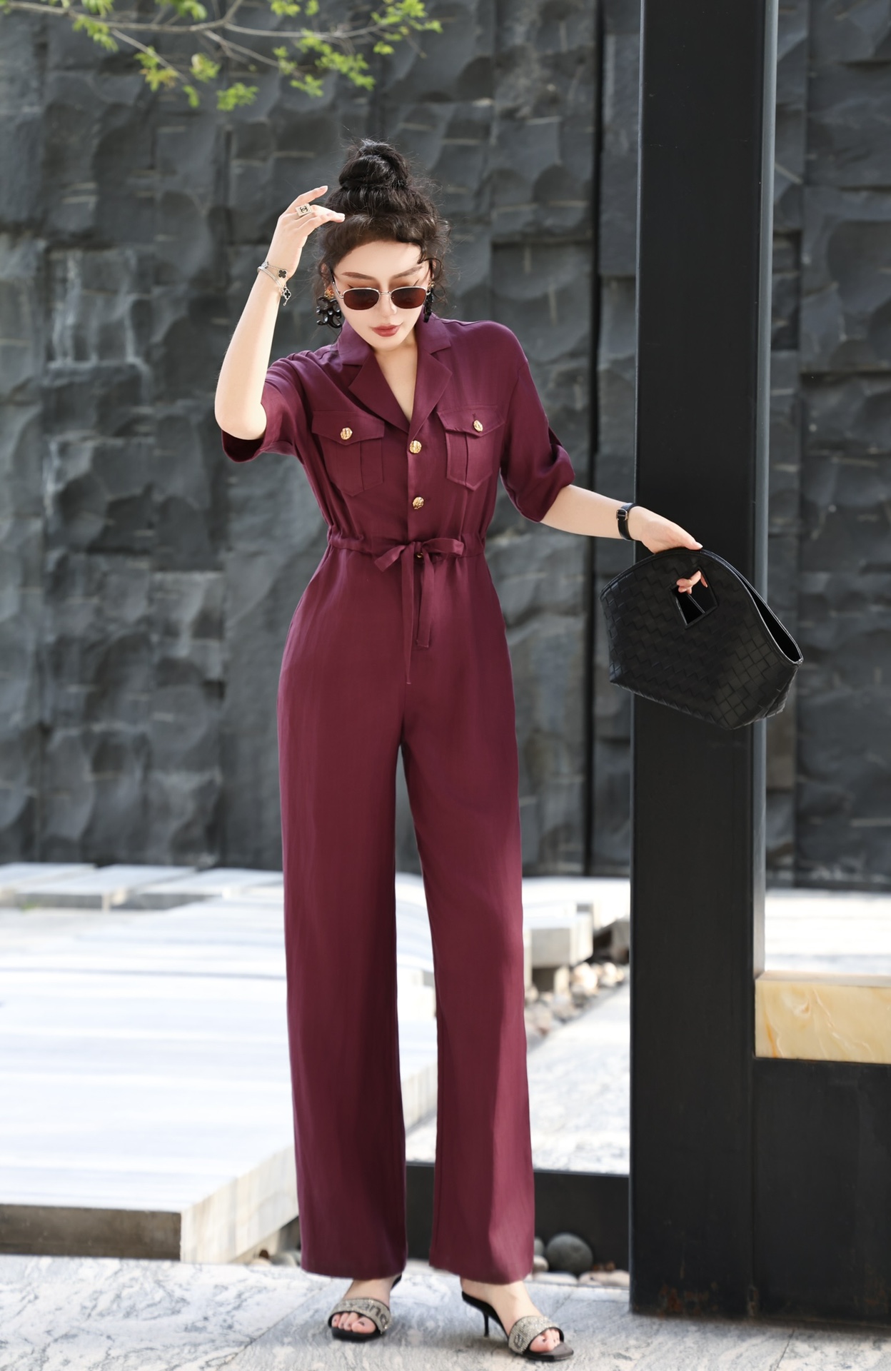 High-End Women’s Outfits: Elegant, High-Quality, Little Fragrances, Stylish, Mature, Silk Fabric - 图片 2