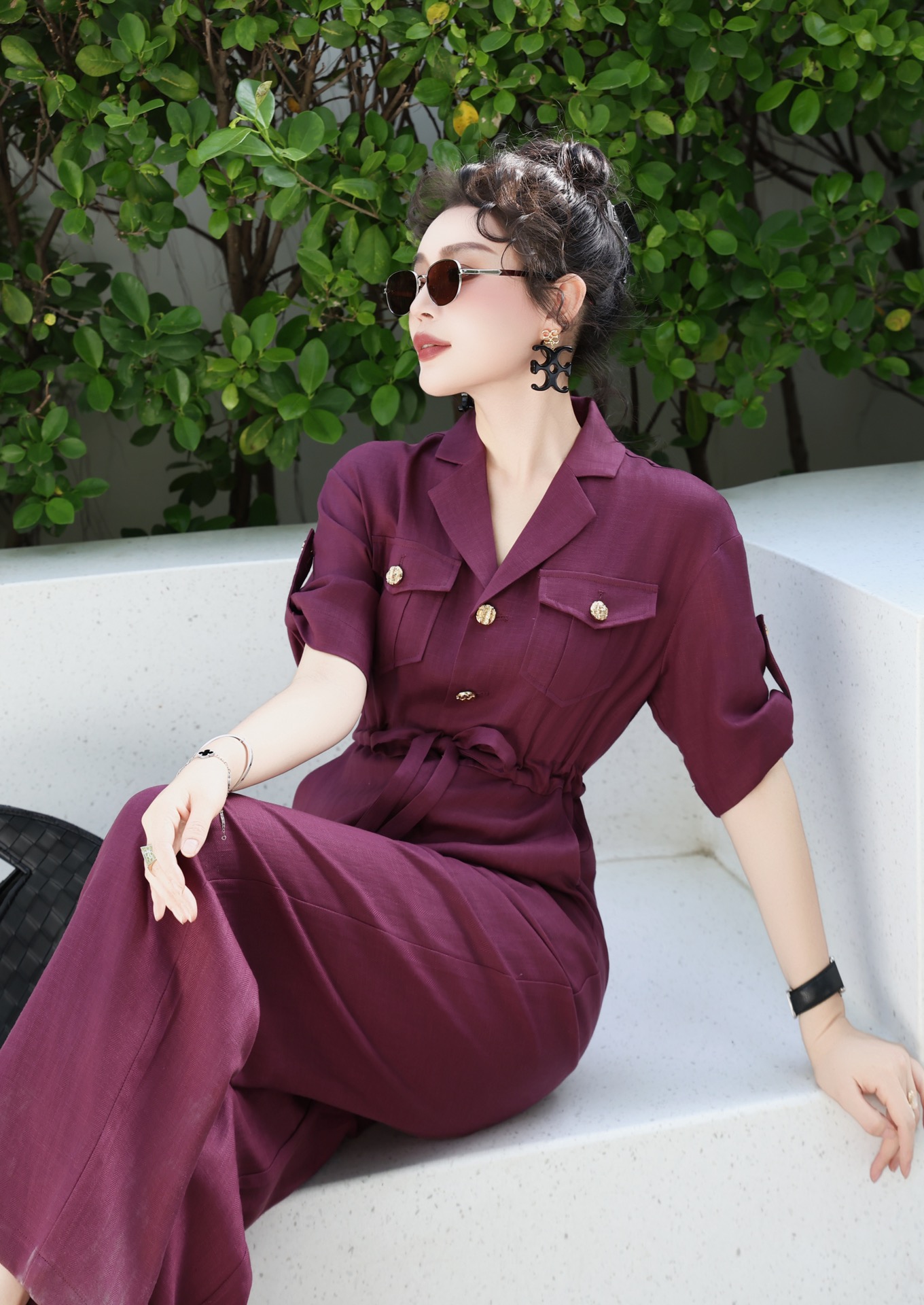 High-End Women’s Outfits: Elegant, High-Quality, Little Fragrances, Stylish, Mature, Silk Fabric