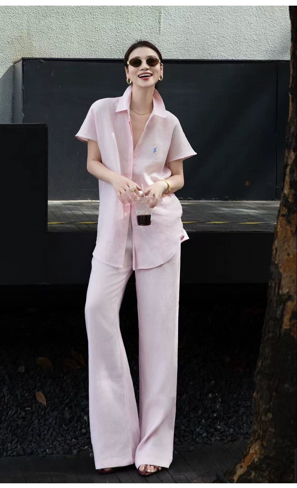 P782 High-Quality Women’s Linen Suit with Unique Design and Comfort. - 图片 5